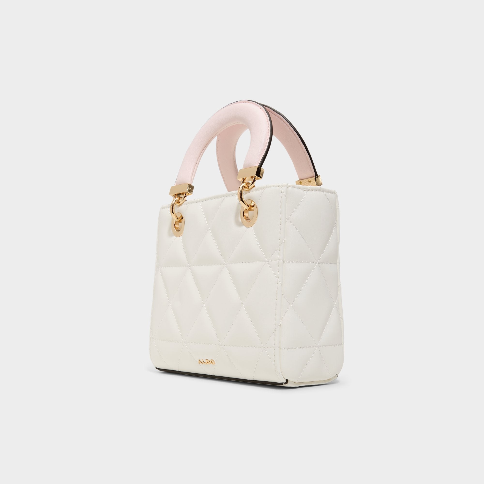ROSE BLANCHE MARCHÉ BAG & POUCH S Florensee – Femmes Blanc/Rose Pale Sacoche - ALDO