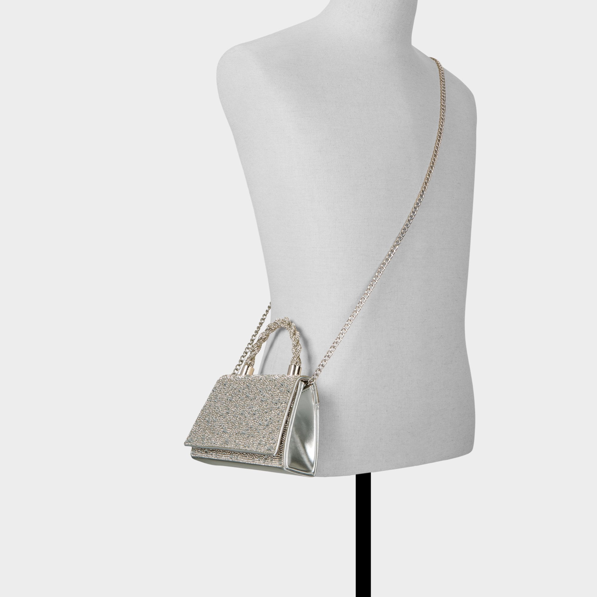 【ジェリナ】 Josephina – Women Silver Top handle bag - ALDO