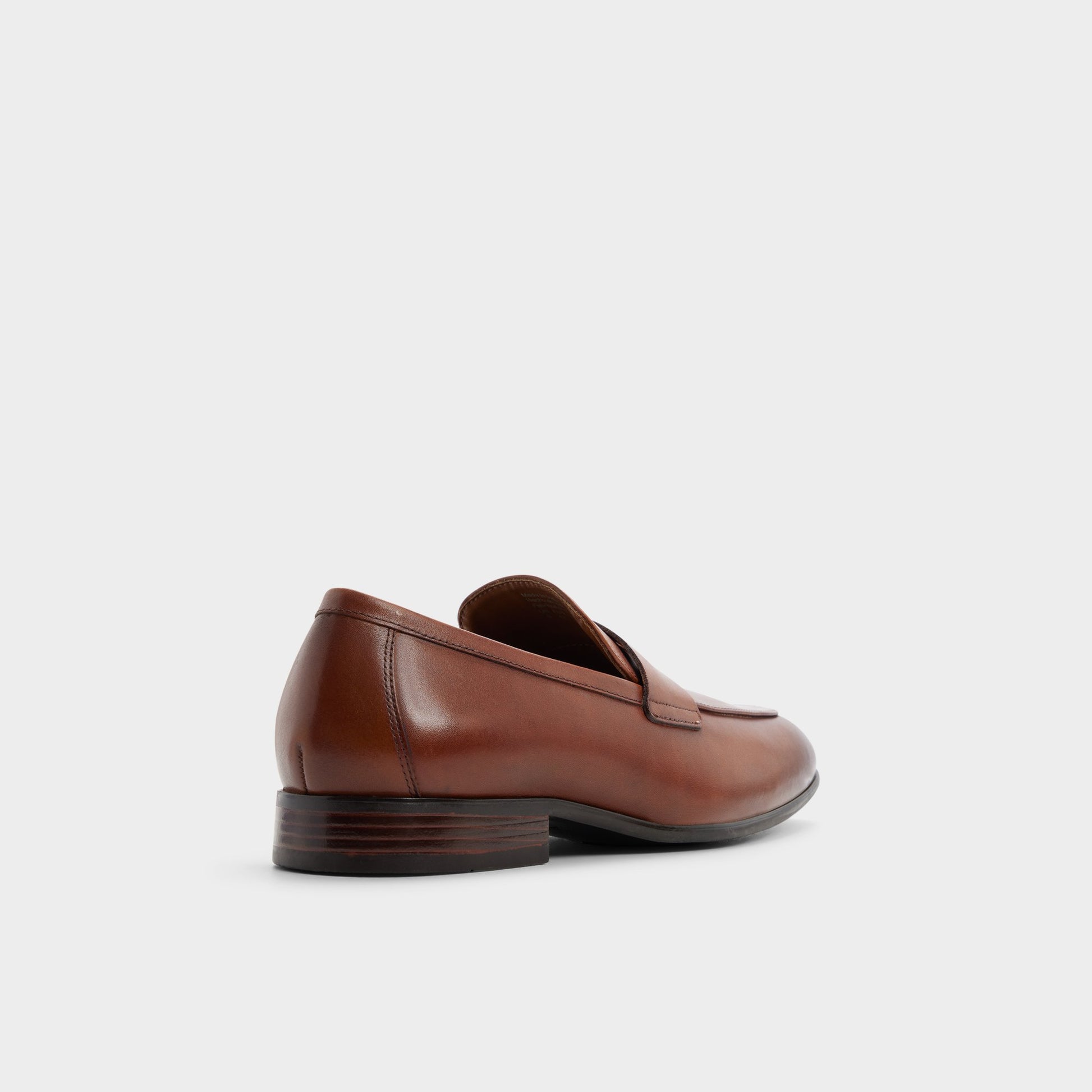 Three-quarter angle of Cognac Beason Loafer's back side