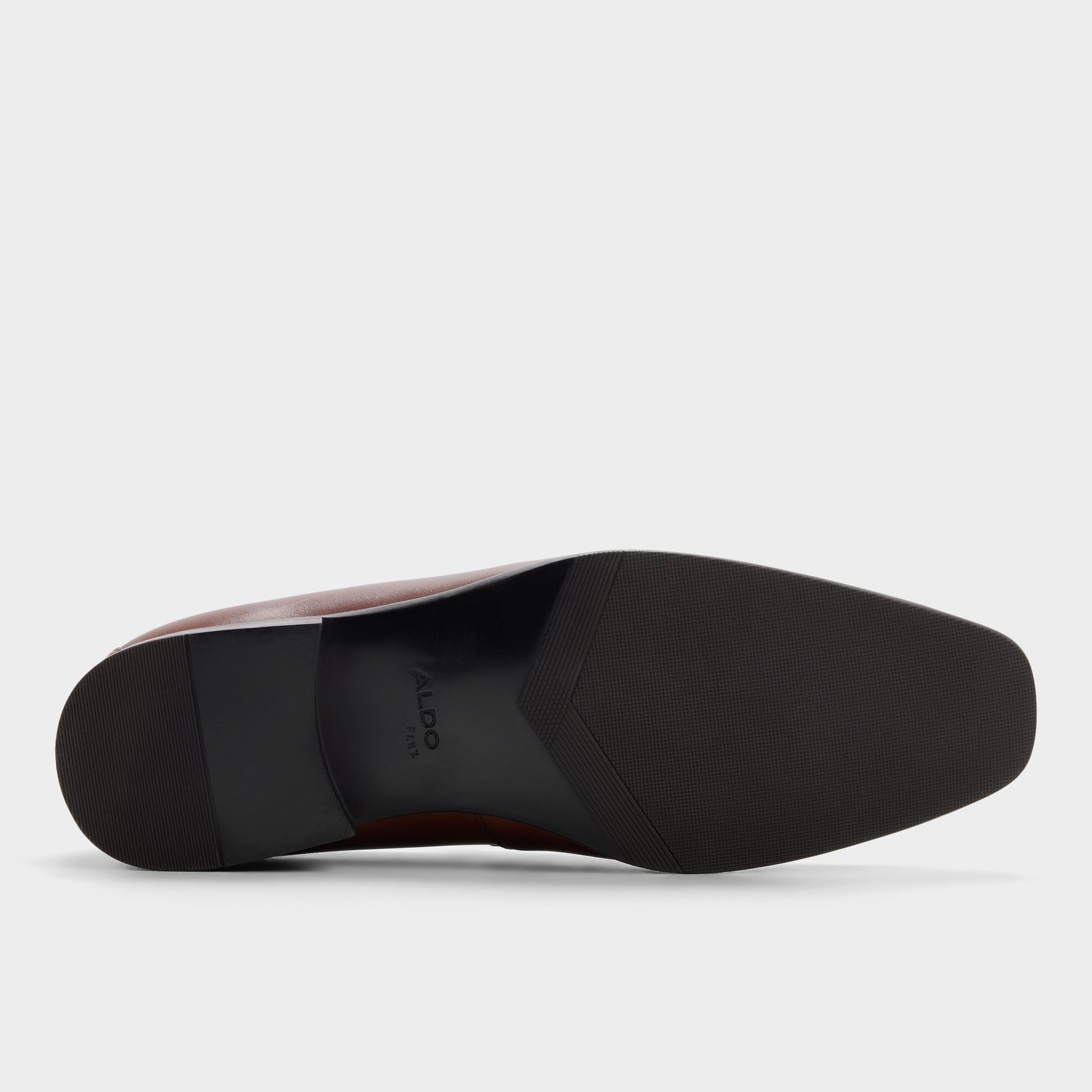 View of Cognac Beason Loafer's sole