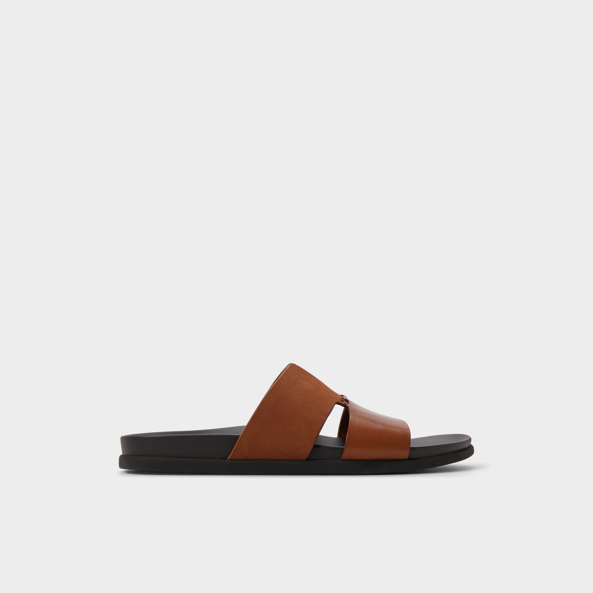 Main View of Cognac Marcelo Slide sandal for Mens