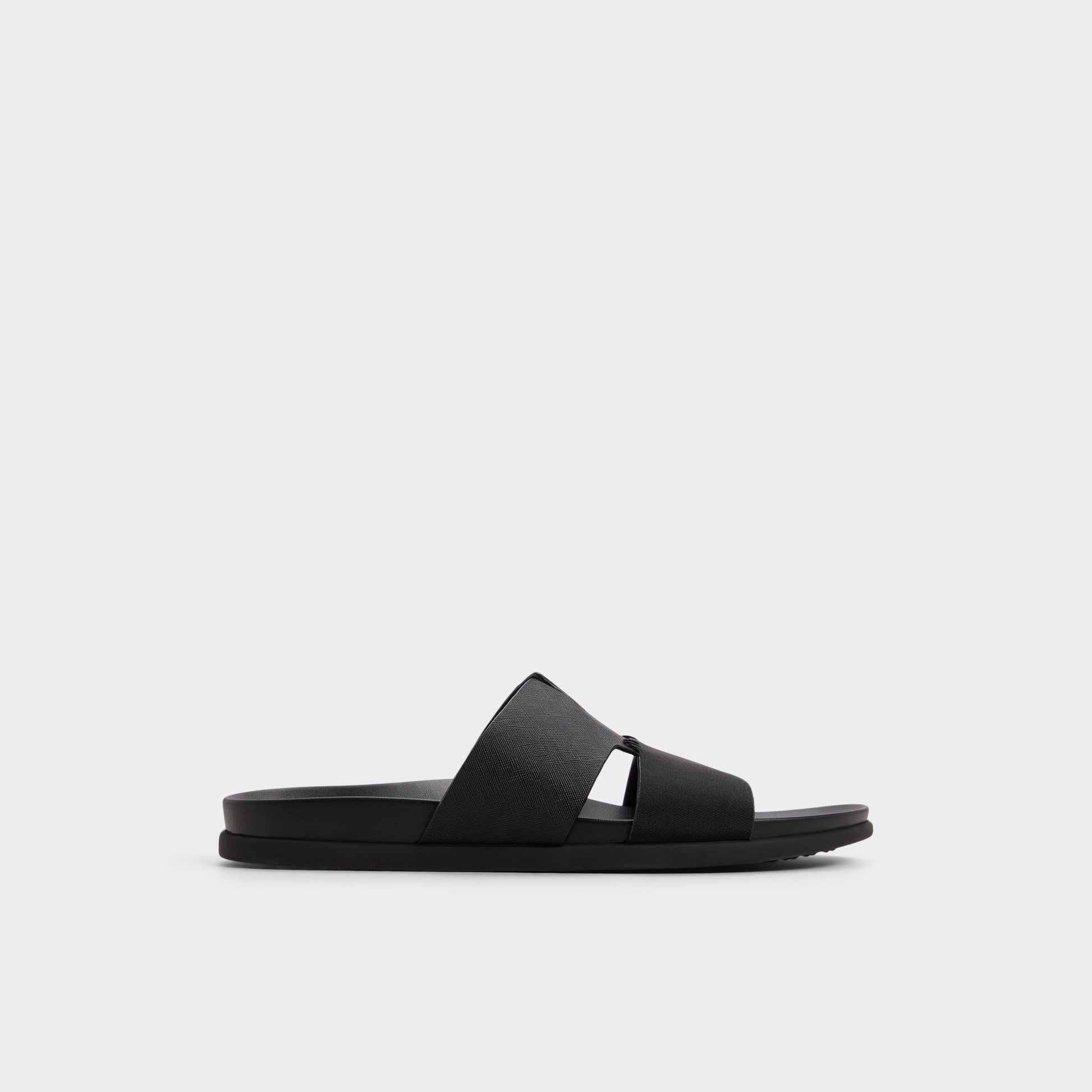 Main View of Black Marcelo Slide sandal for Mens
