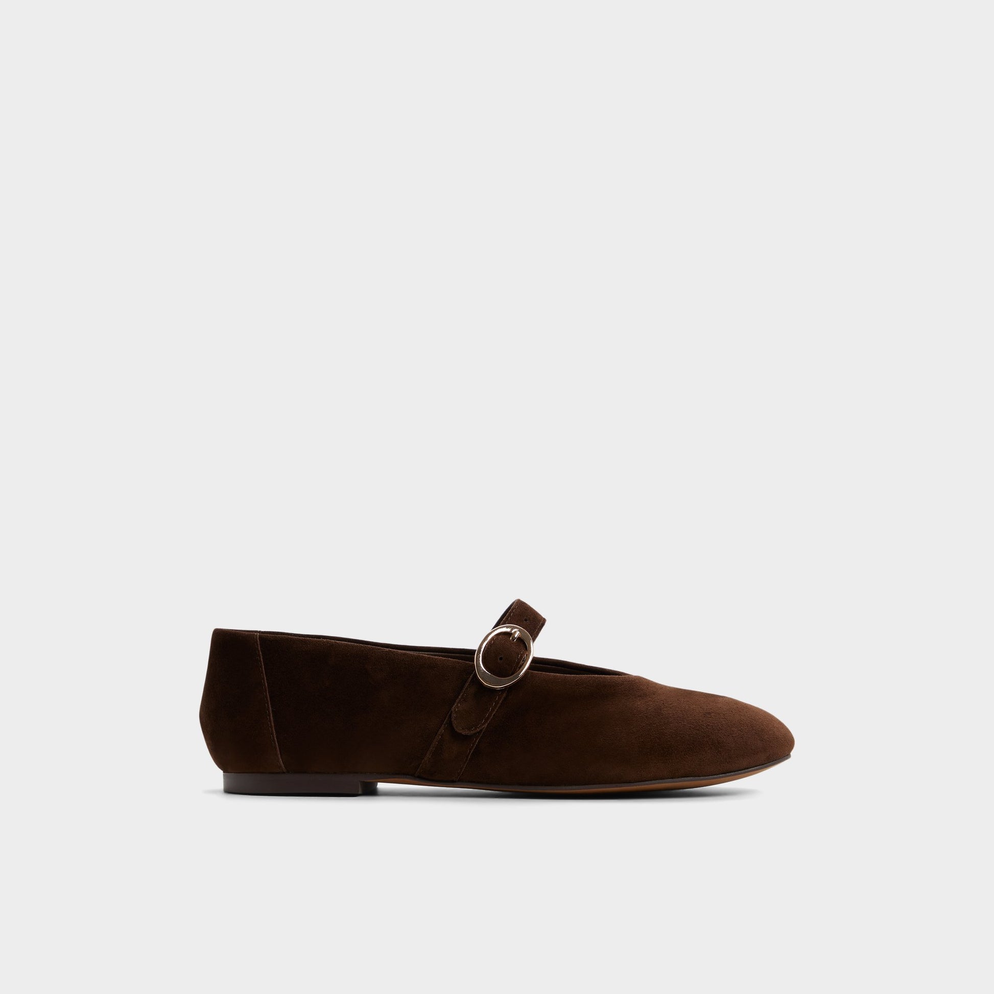 Vue principale de Marron Foncé Quincey Ballerine pour Femmes