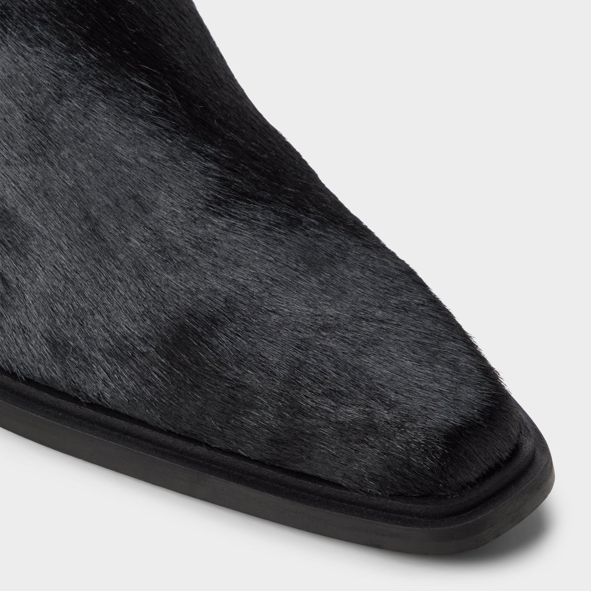 Close-up of the Open black Zappa Ankle boot