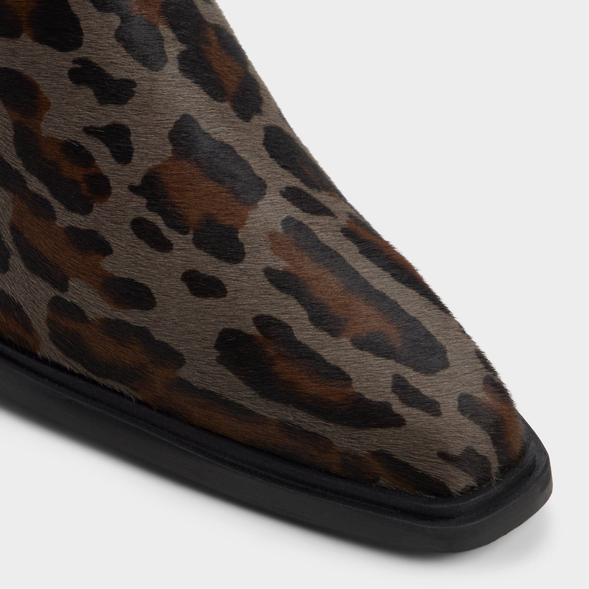 Close-up of the Black multi Zappa Ankle boot