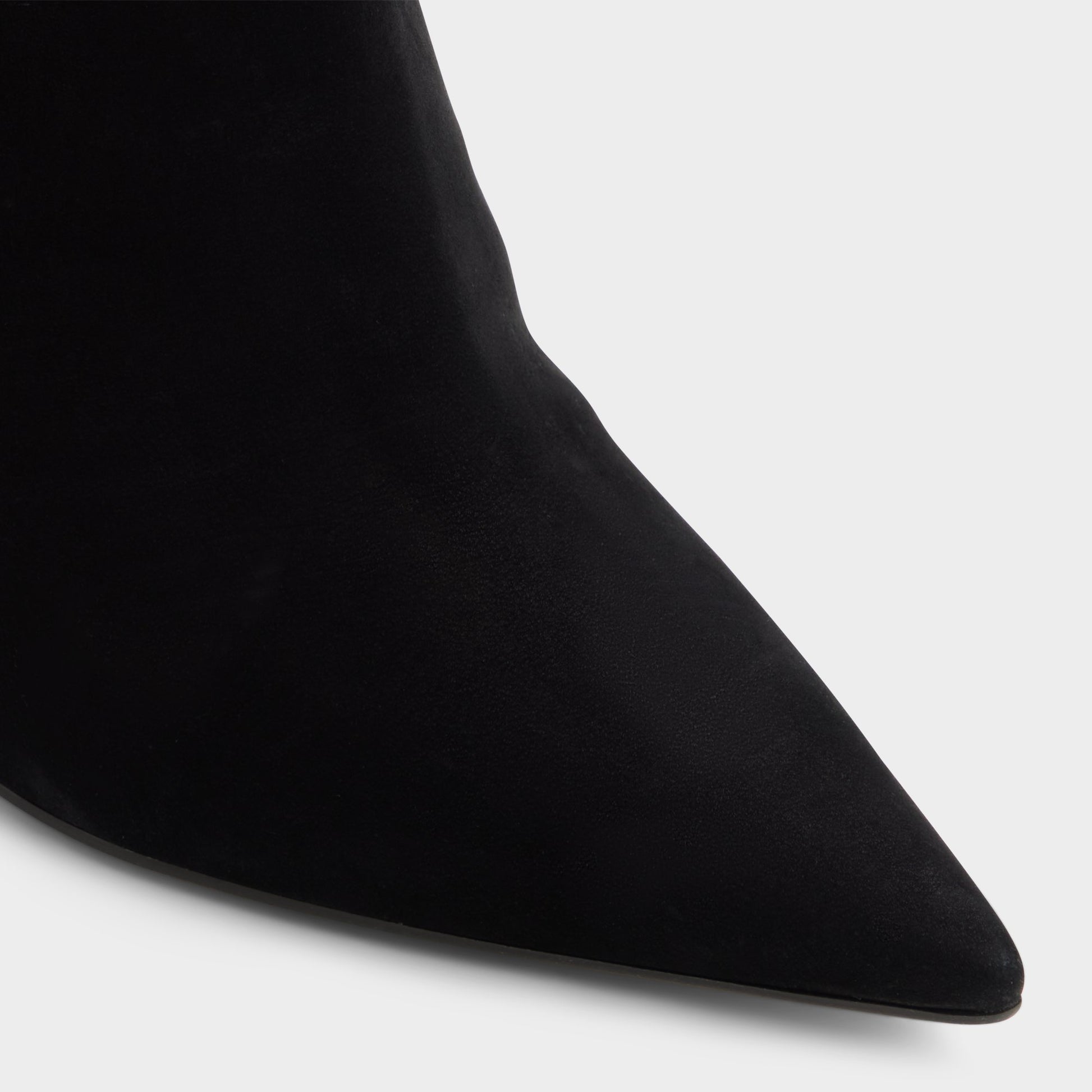 Close-up of the Black Carredendar Ankle boot