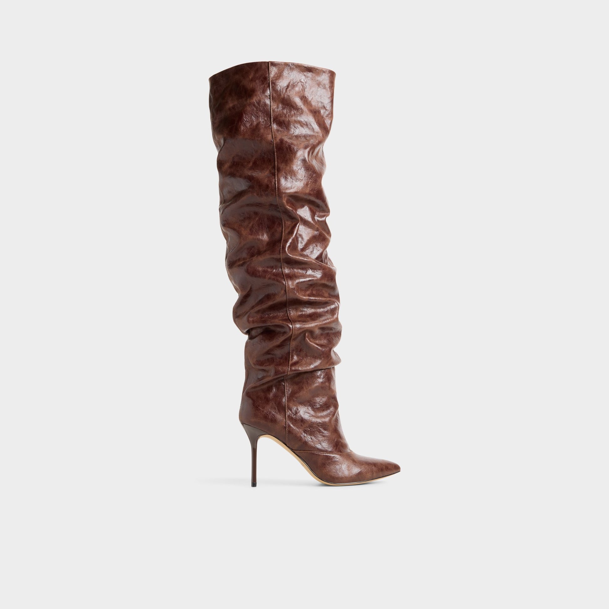 Main View of Dark brown Daroba Over-the-knee boot for Womens
