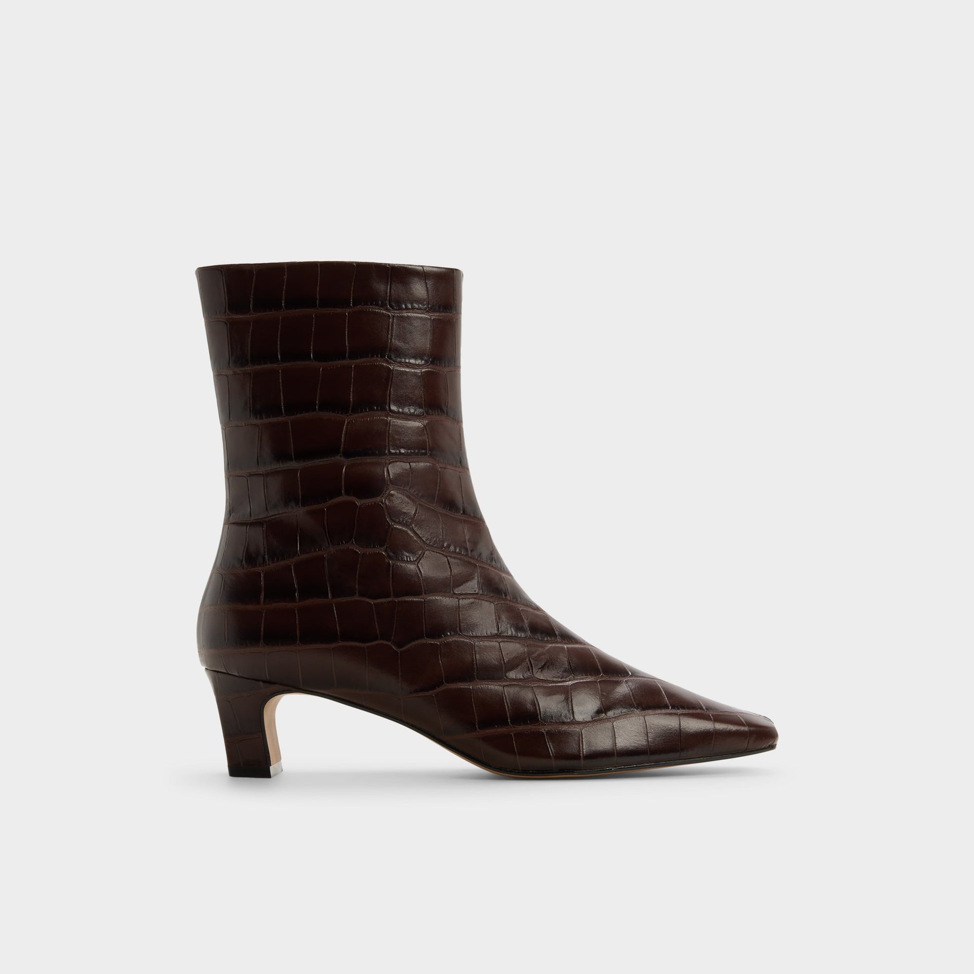 Main View of Brown Nyderilin Ankle boot for Womens