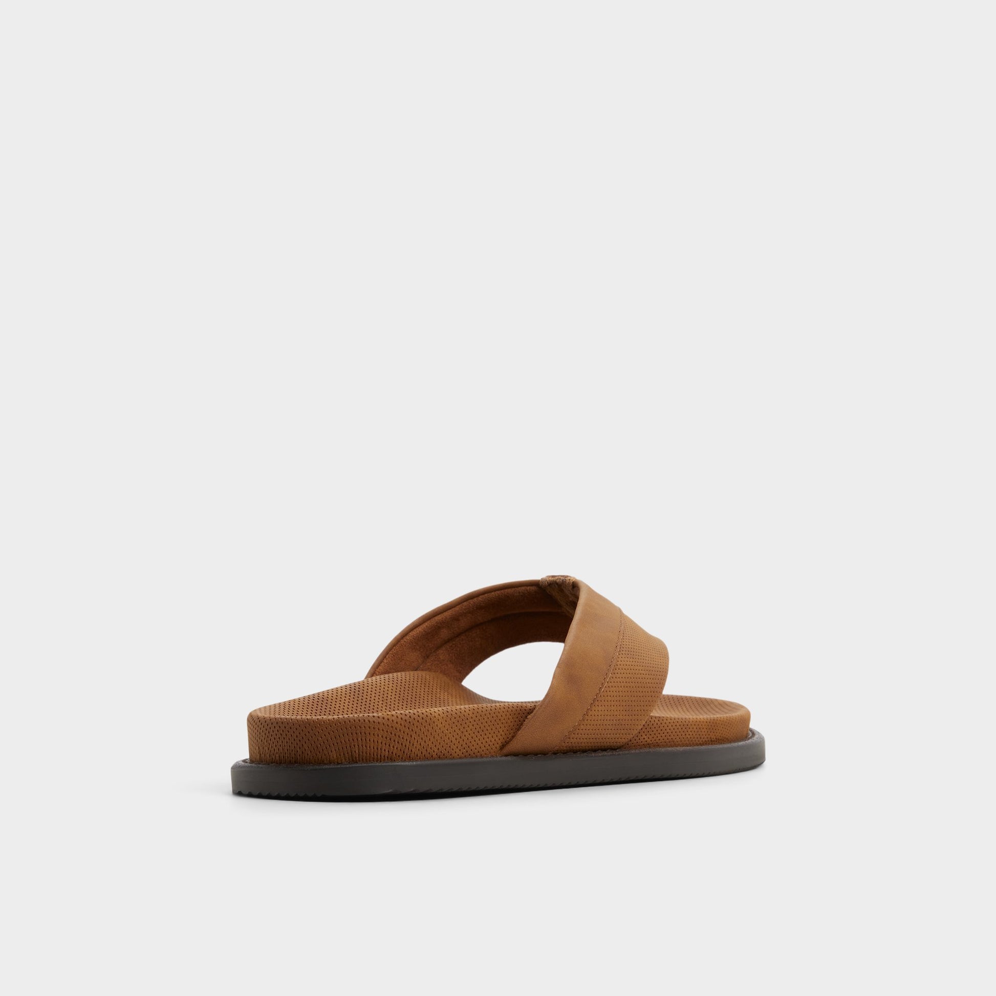 Three-quarter angle of Cognac Beachbreeze Slide sandal's back side