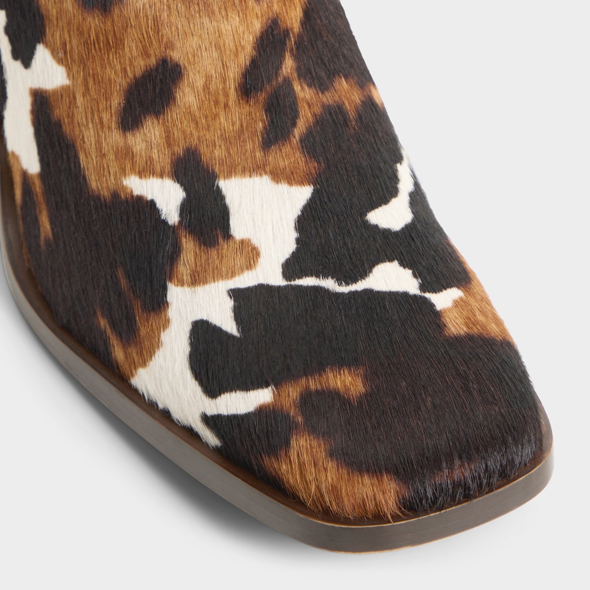 Close-up of the Brown multi Barano Ankle boot