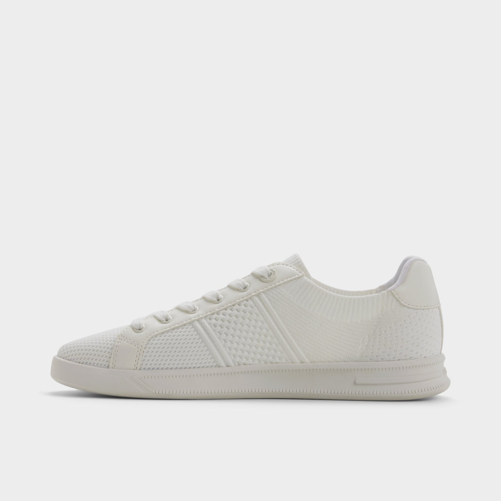 Side view of White Joshy Low top sneaker