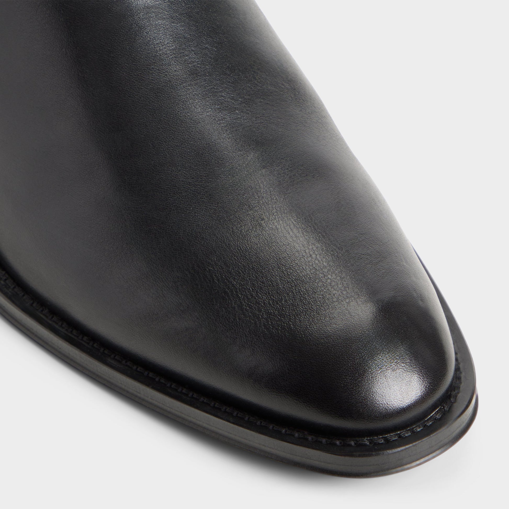 Close-up of the Black Calder Ankle boot