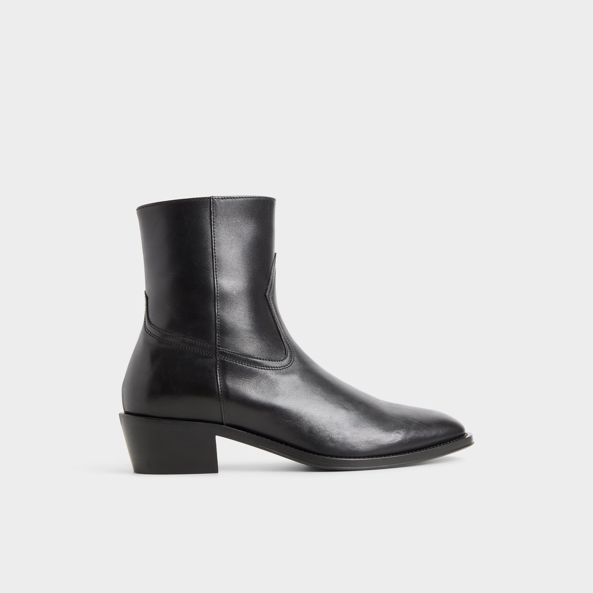 Main View of Black Calder Ankle boot for Mens