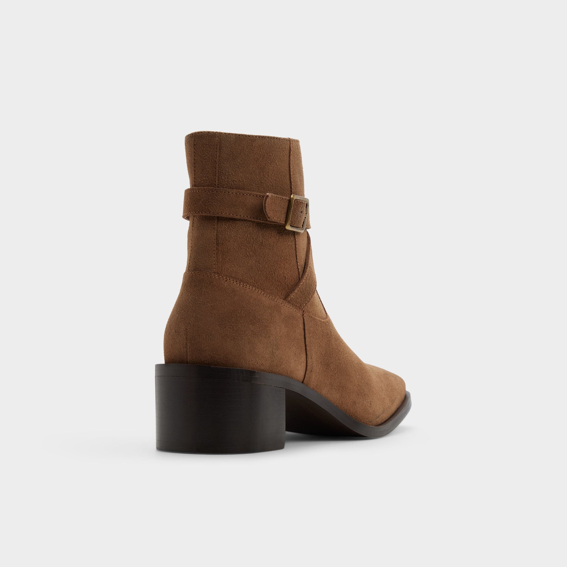 Three-quarter angle of Cognac Barano Ankle boot's back side