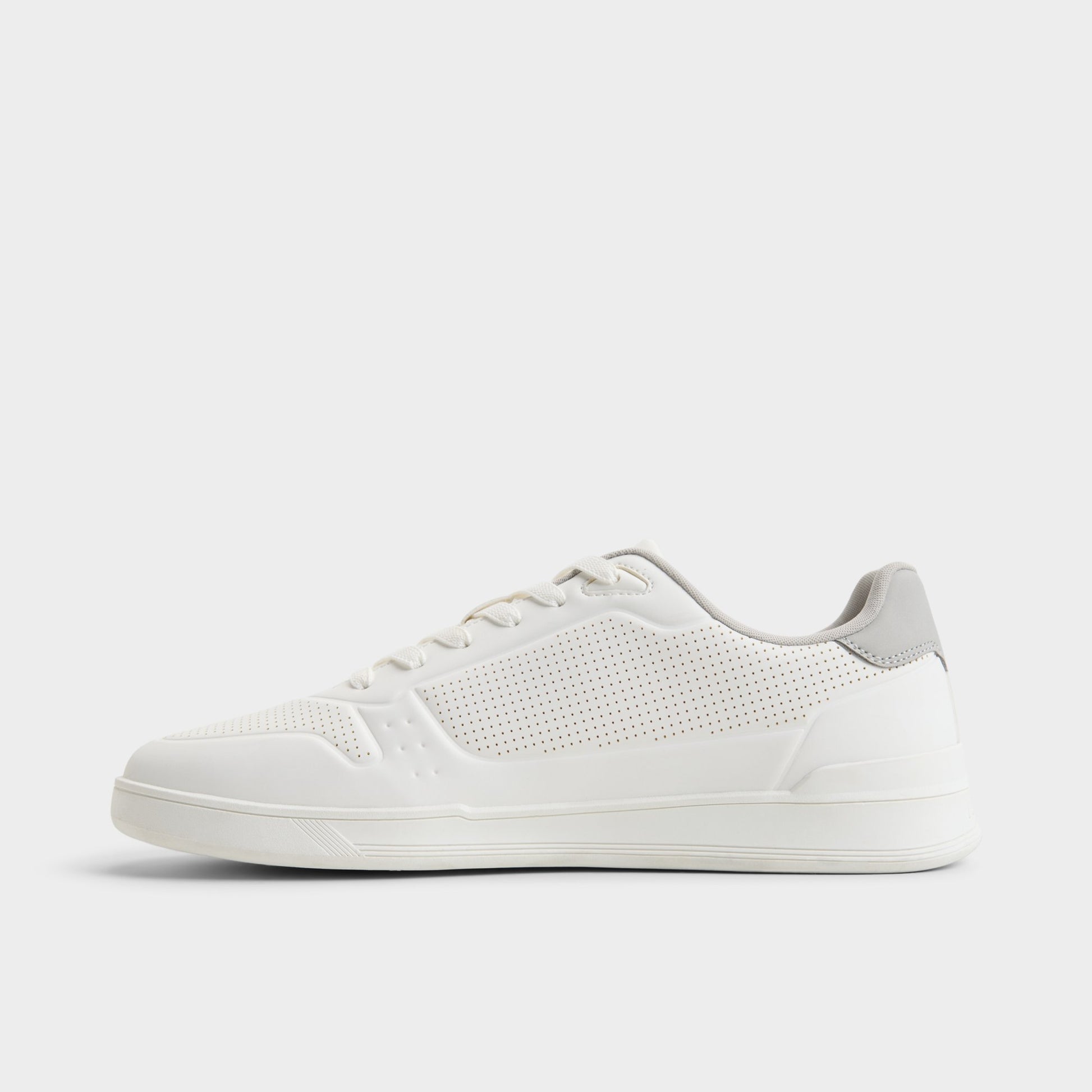 Side view of White Robie Low top sneaker