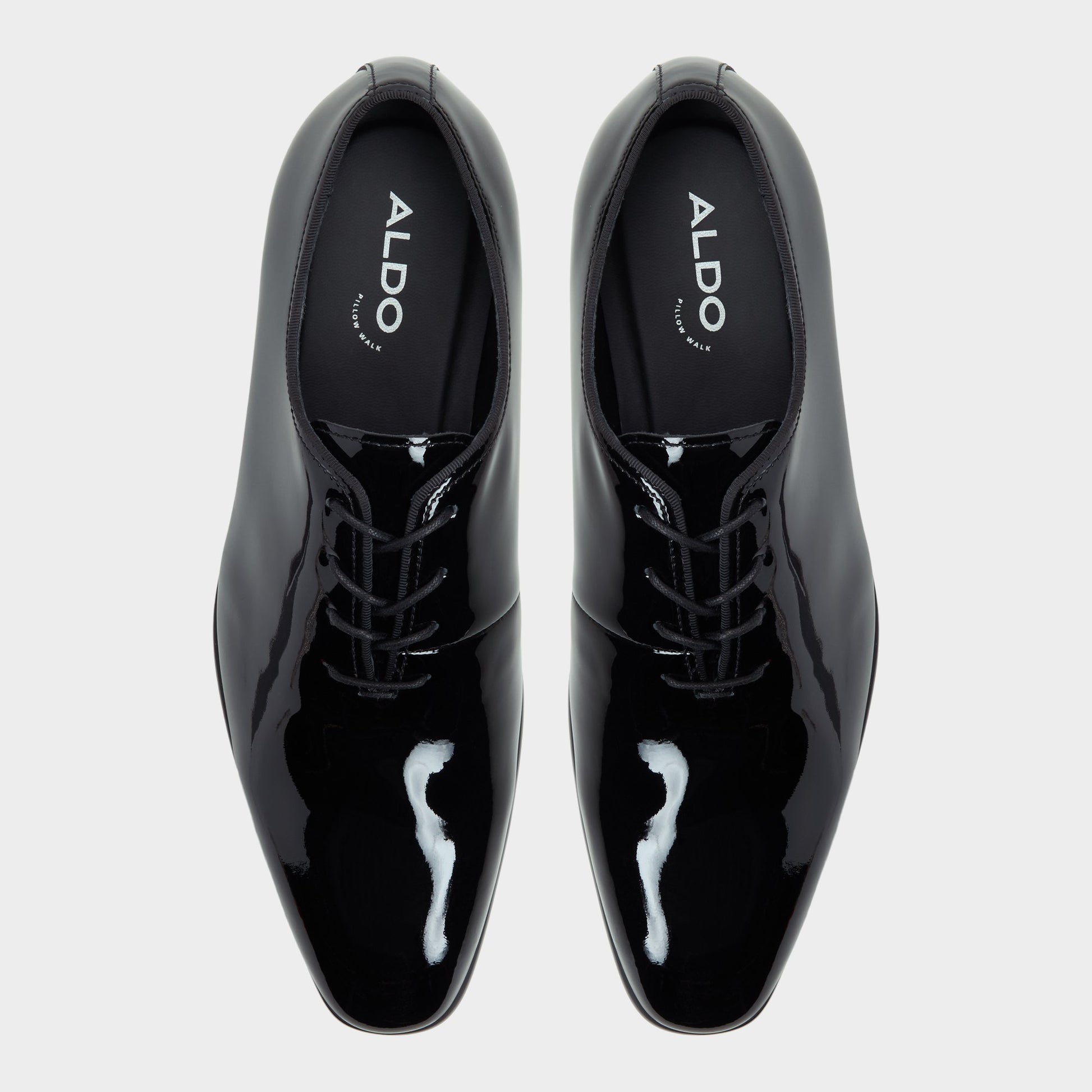 Vue de dessus de la Noir Devito Chaussure Oxford