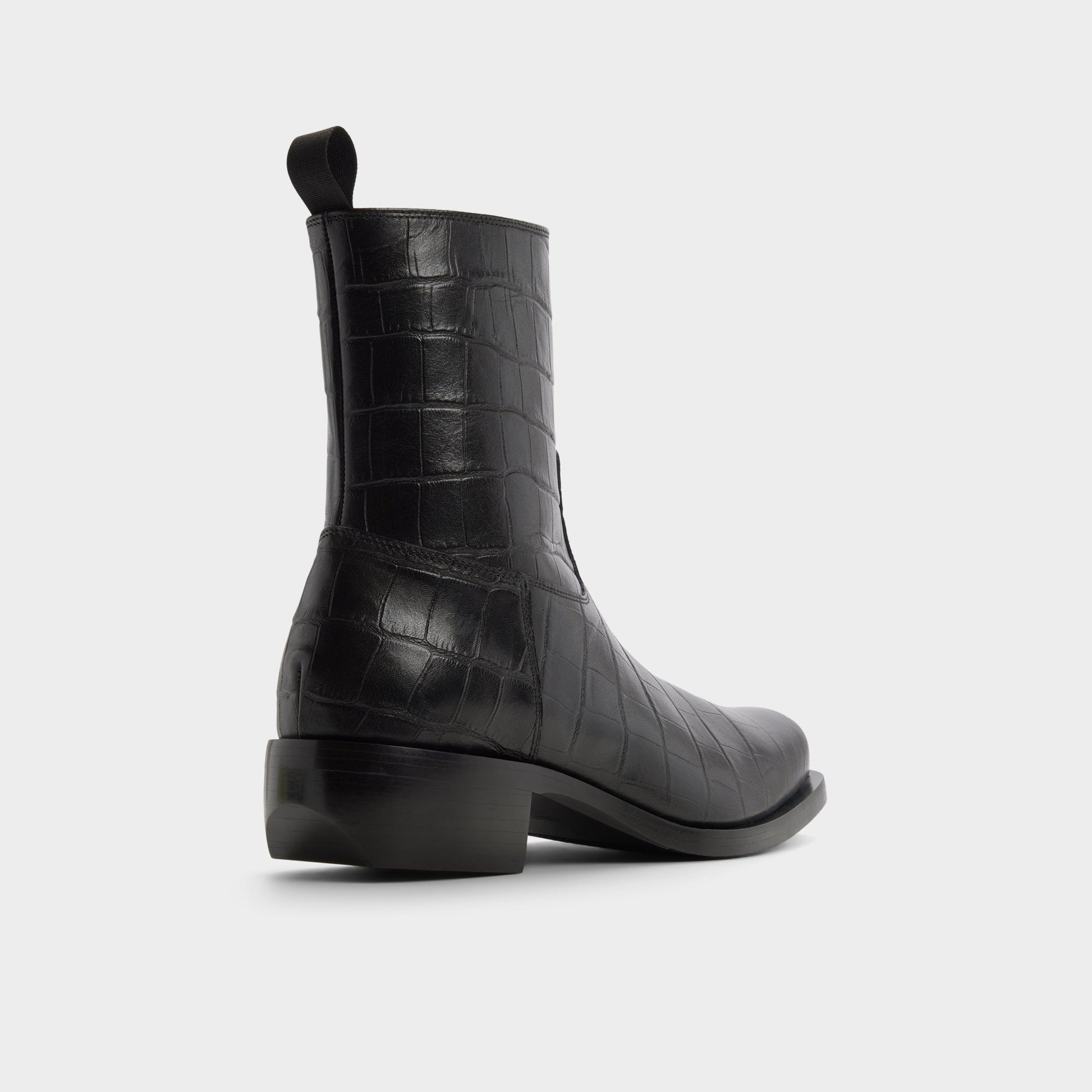 Three-quarter angle of Other black Lupo Ankle boot's back side