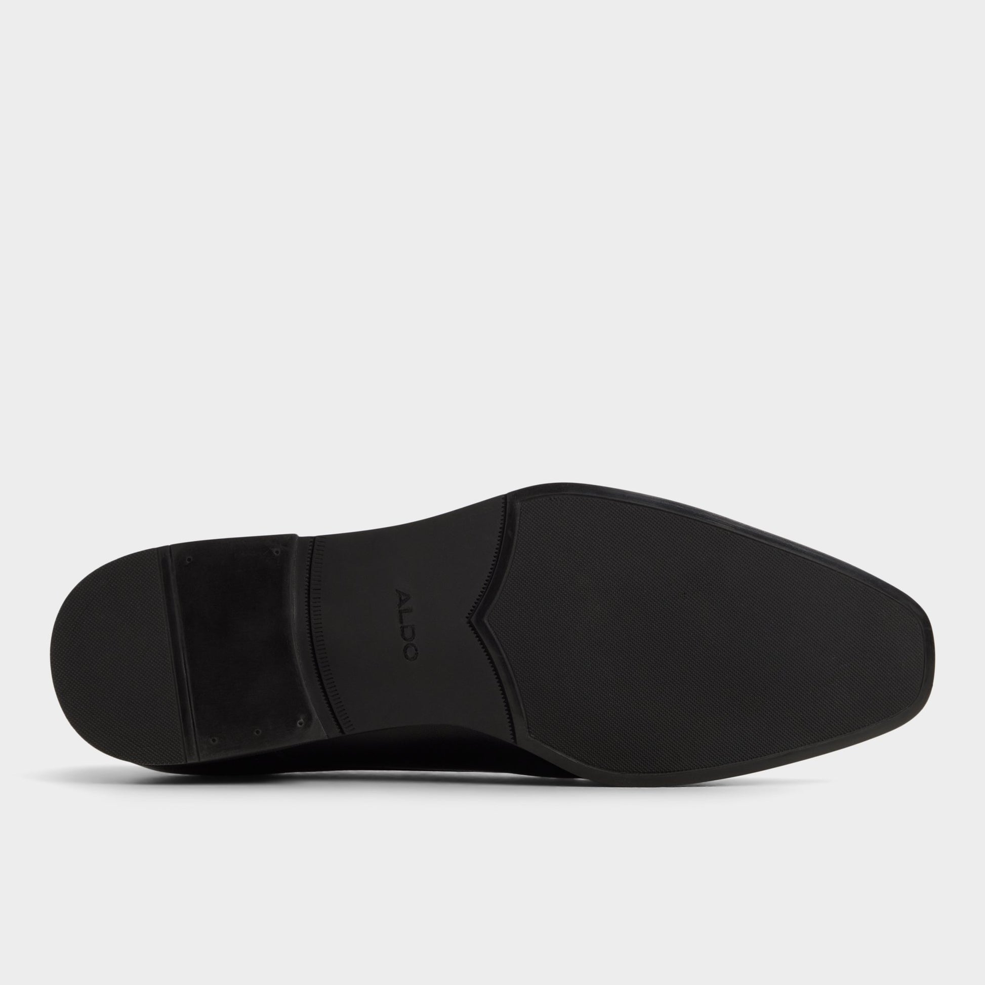 View of Black Emelio Oxford shoe's sole