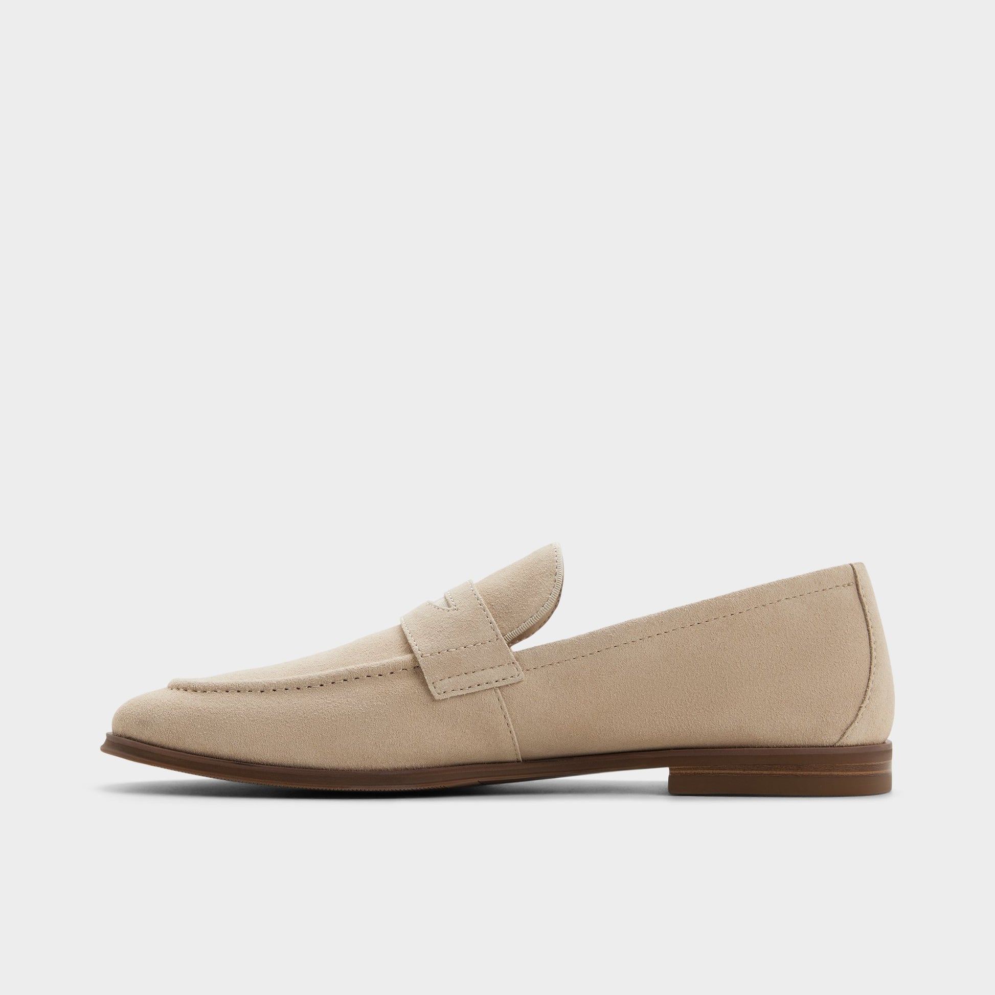 Side view of Medium beige Journey Loafer