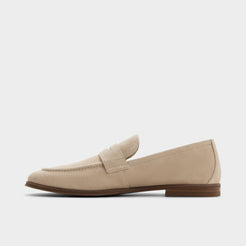 Side view of Medium beige Journey Loafer