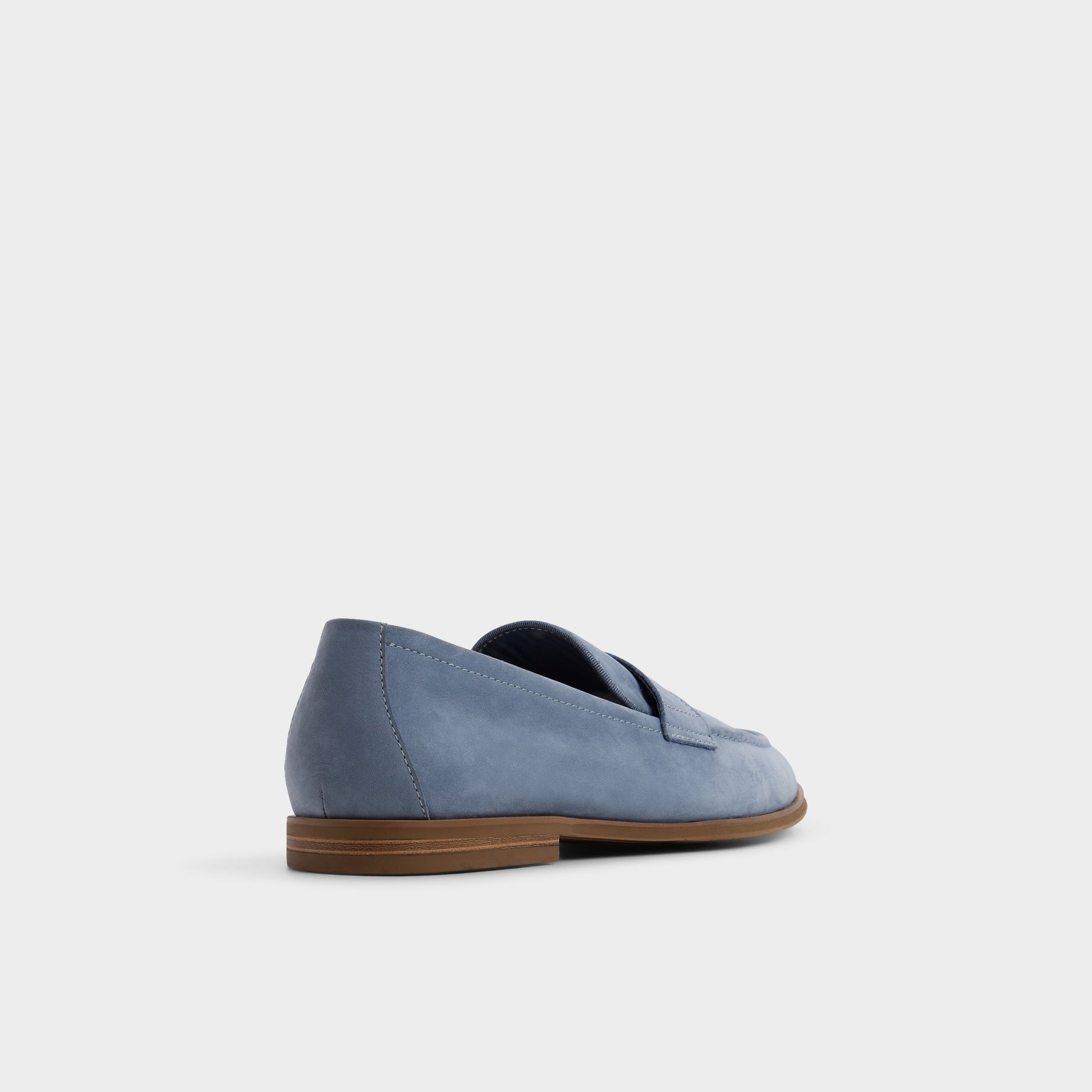 Three-quarter angle of Light/pastel blue Journey Loafer's back side