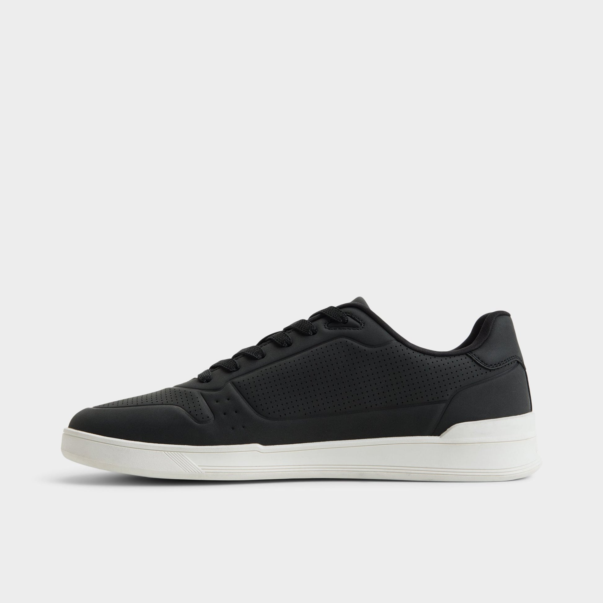 Side view of Black Robie Low top sneaker