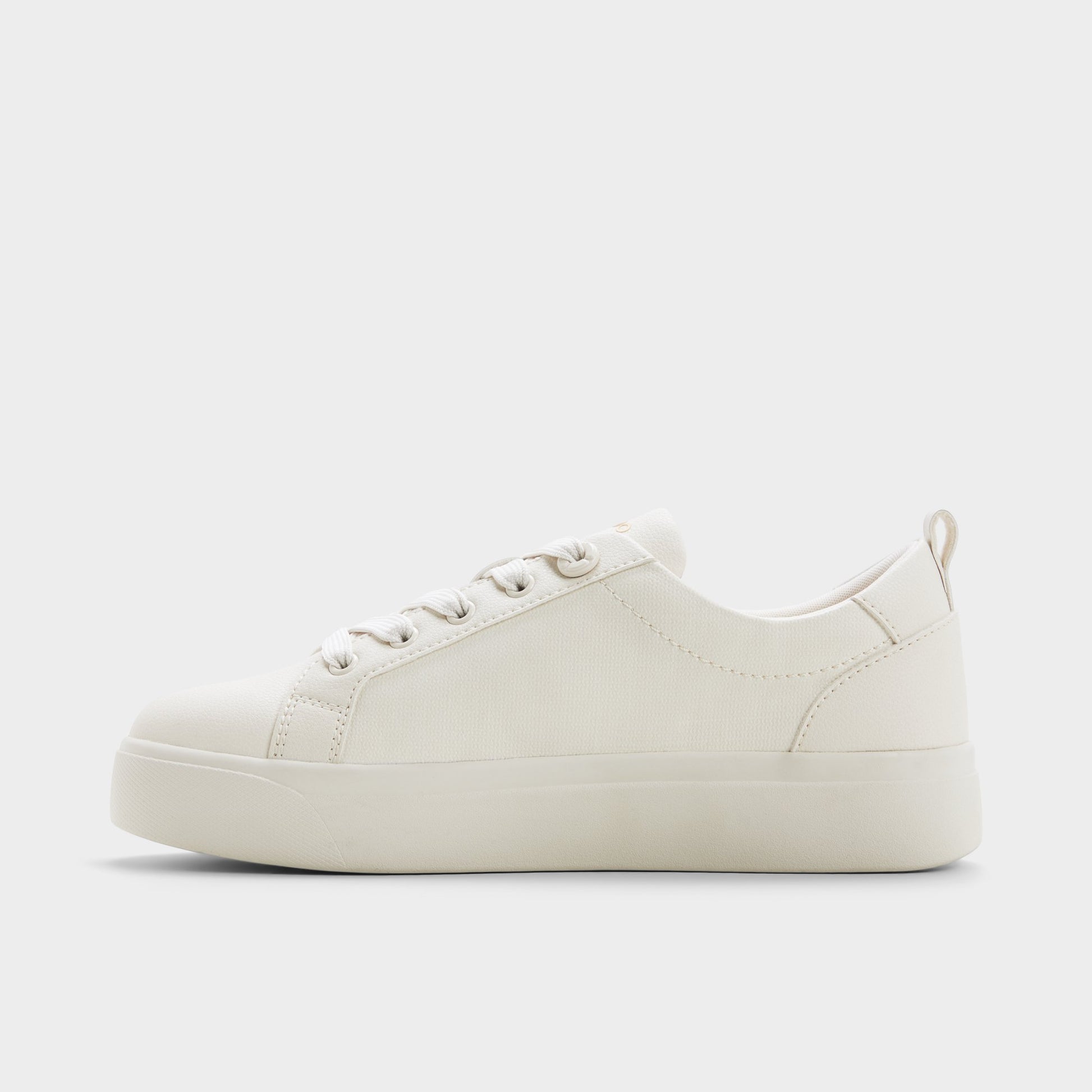 Side view of White/multi Wildflowers Sneaker