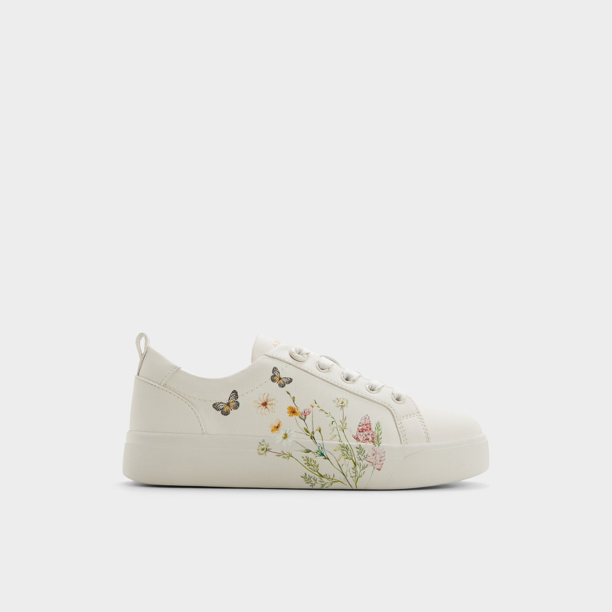 Main View of White/multi Wildflowers Sneaker for Womens