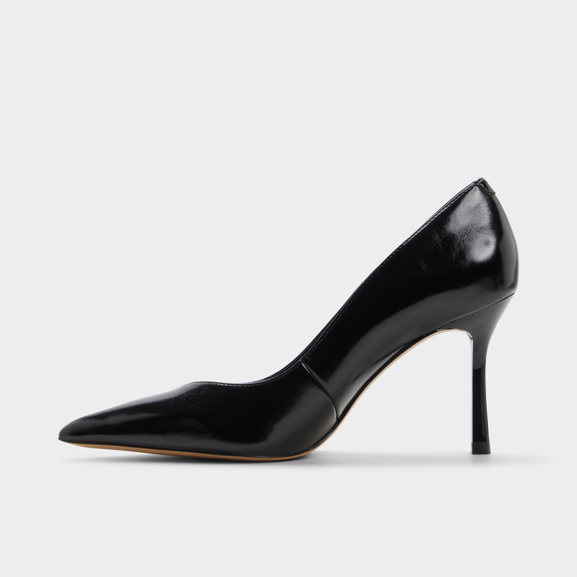 Side view of Black Ellena Pump