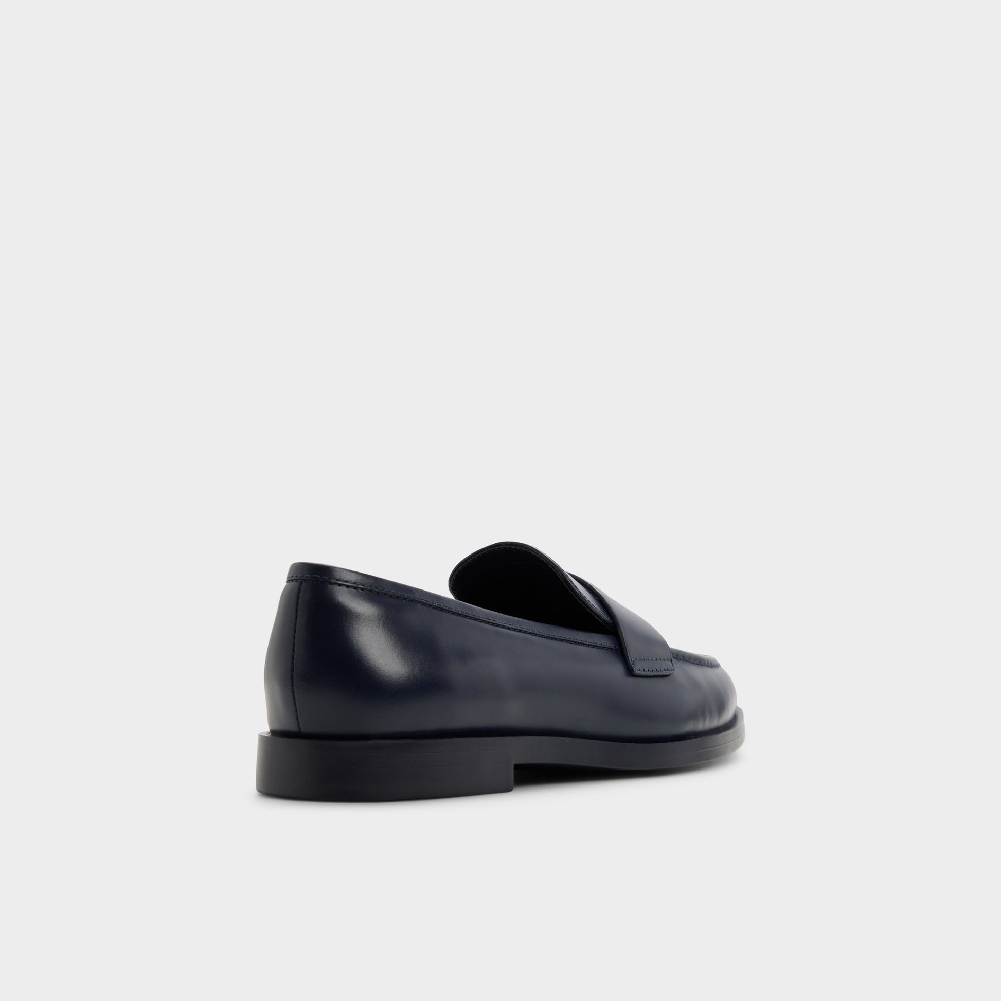Three-quarter angle of Navy Adaladar Loafer's back side