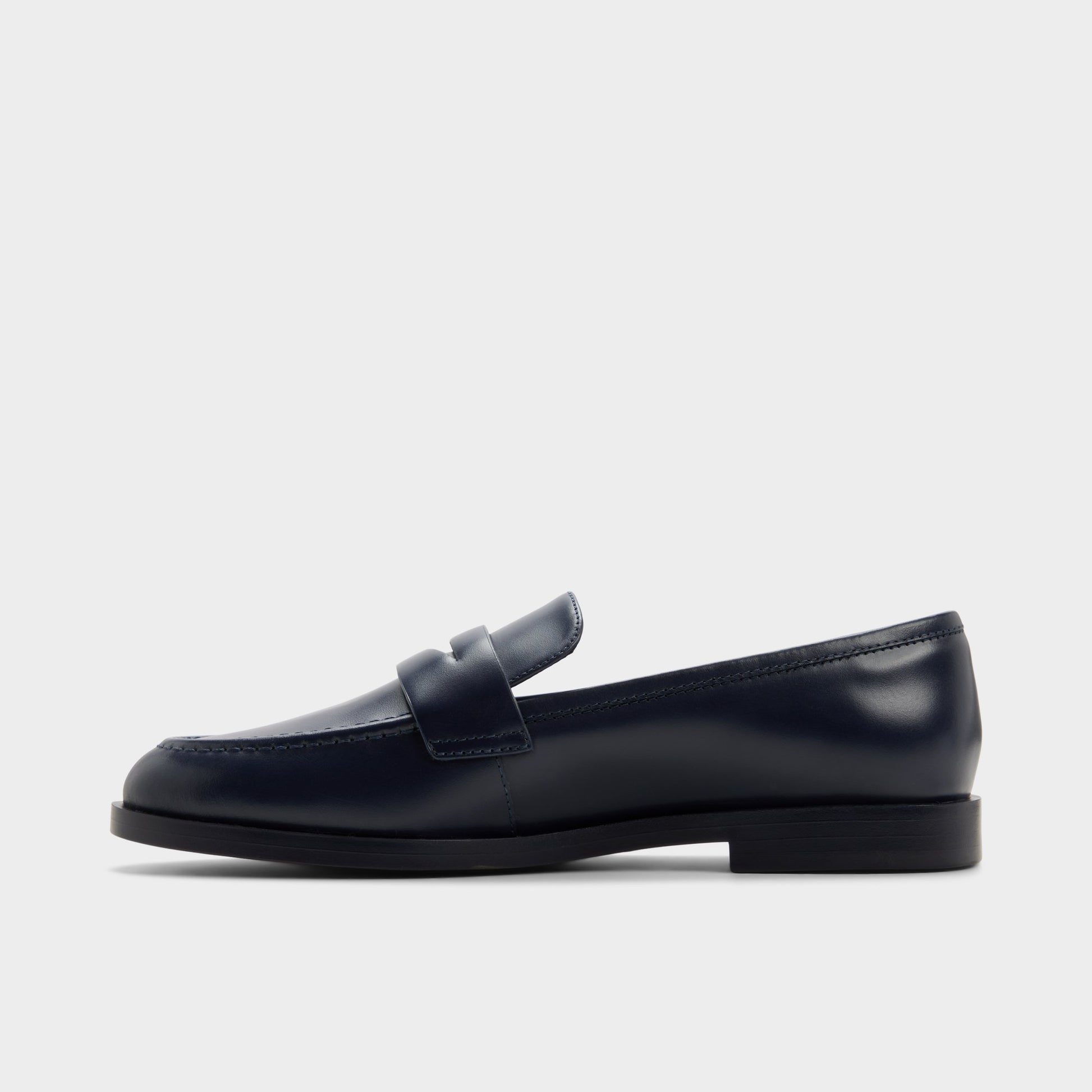 Side view of Navy Adaladar Loafer