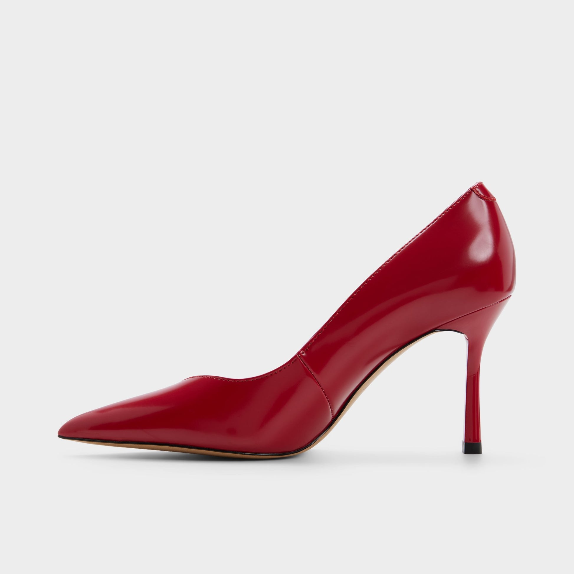 Side view of Red Ellena Pump