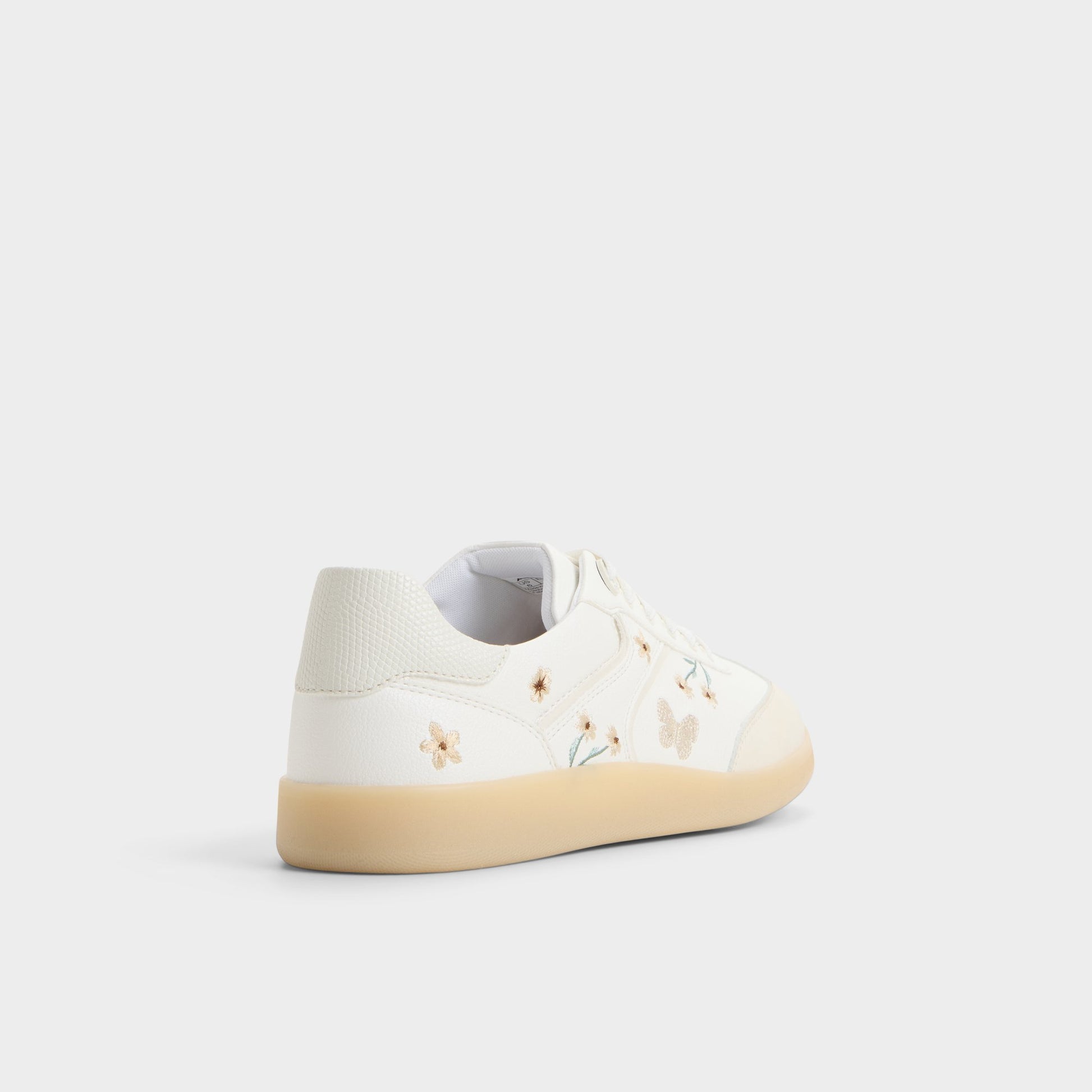 Three-quarter angle of White/multi Erilg Sneaker's back side