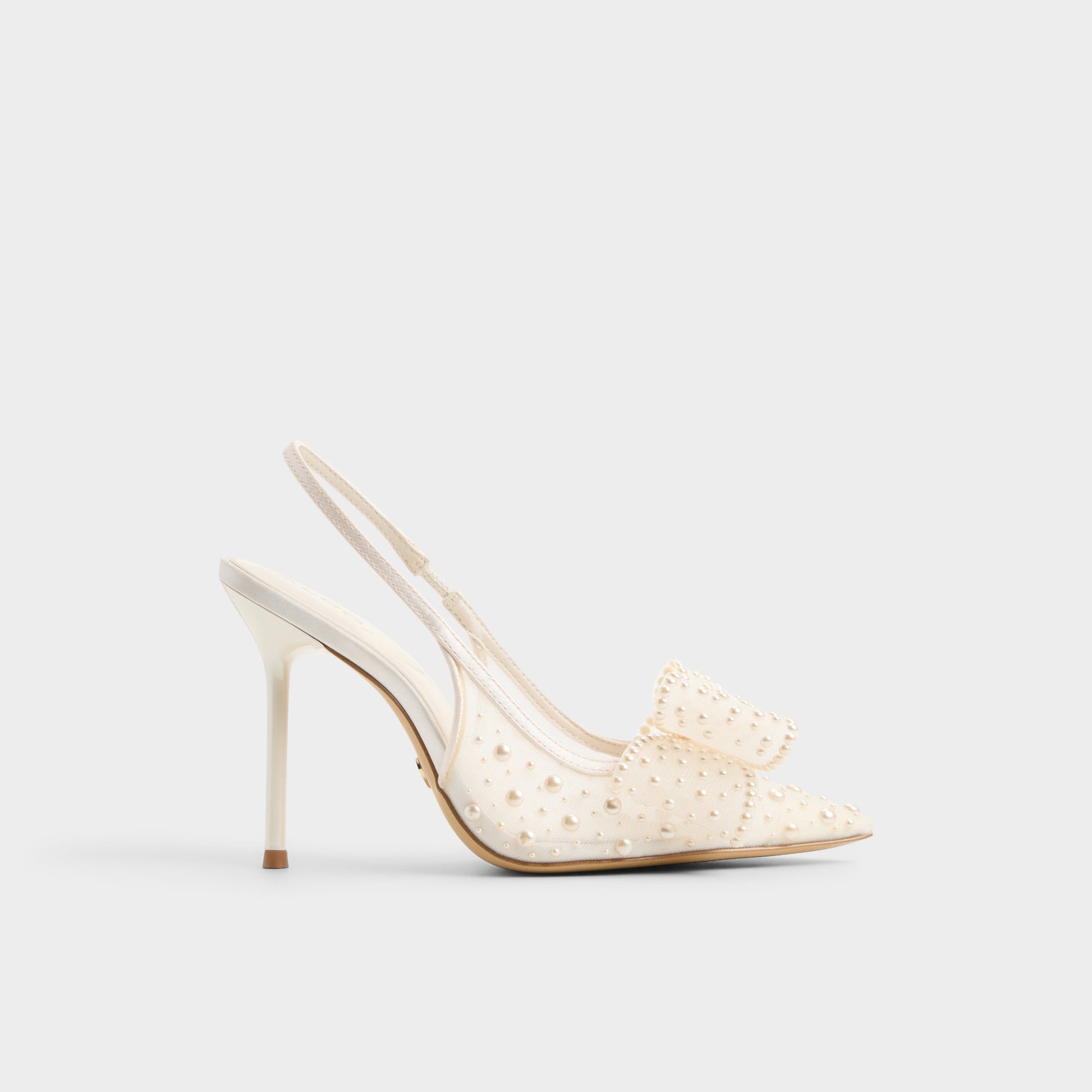 Main View of Other white Anastasiaa Slingback high heel for Womens