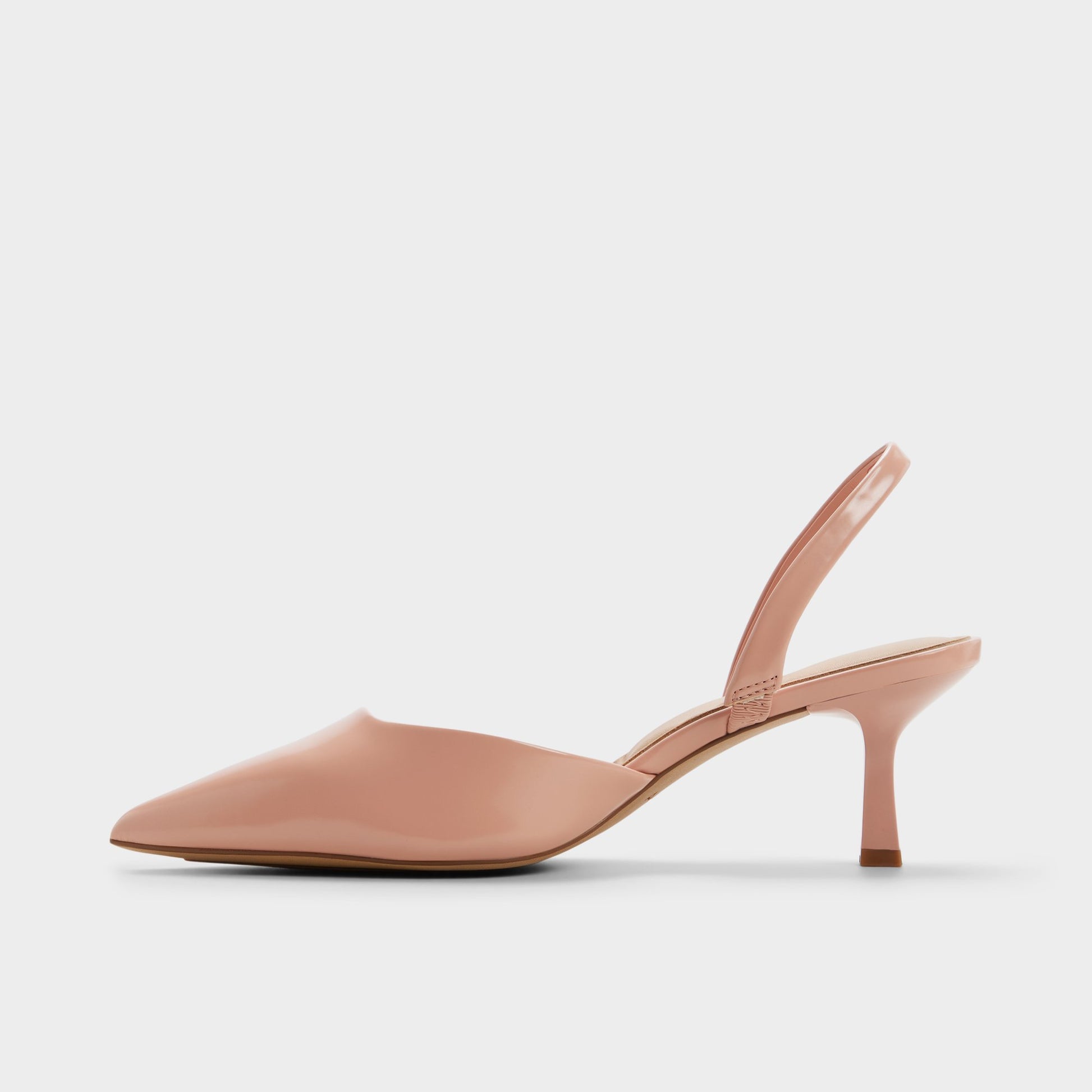 Vue latérale de Autre Rose Gavedessi Talon haut à bride arrière