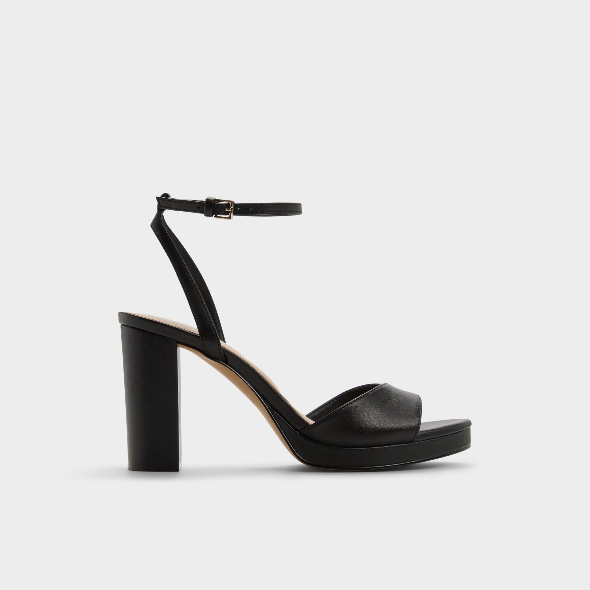 Main View of Other black Gracious Strappy heeled sandal for Womens