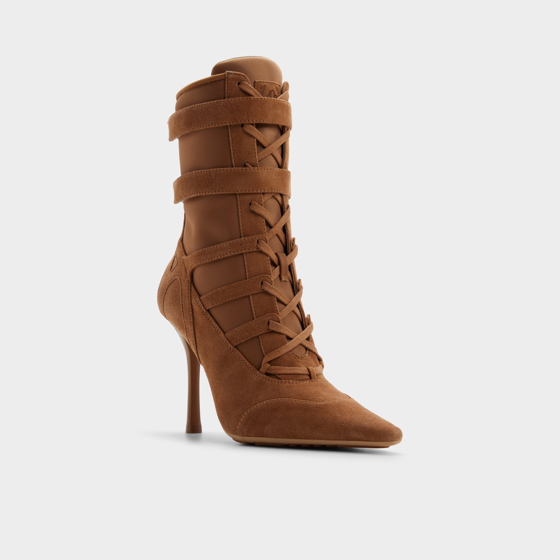 Three-quarter angle of Medium brown Gameplay Ankle boot's front side