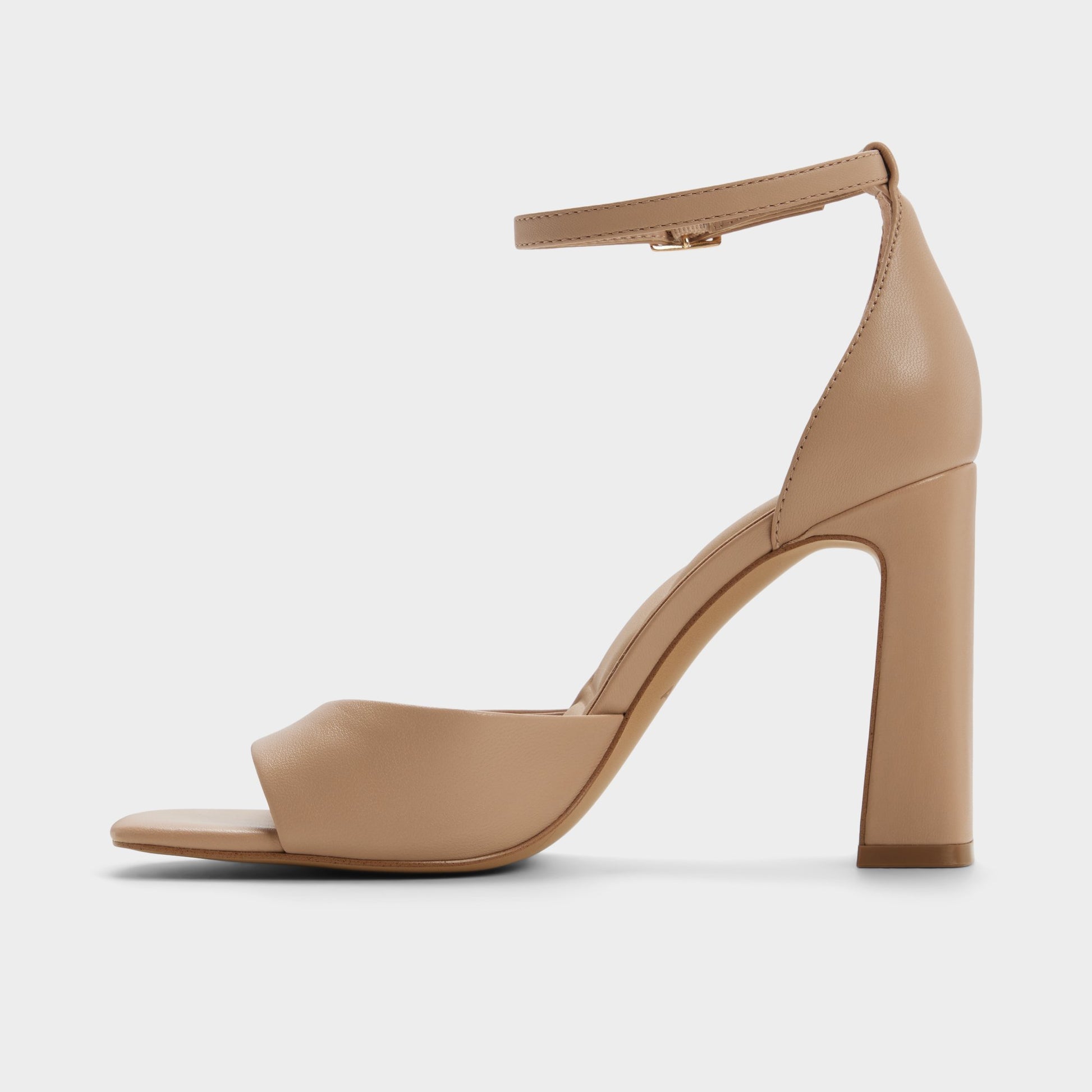 Vue latérale de Beige Florianna Sandale à talon haut