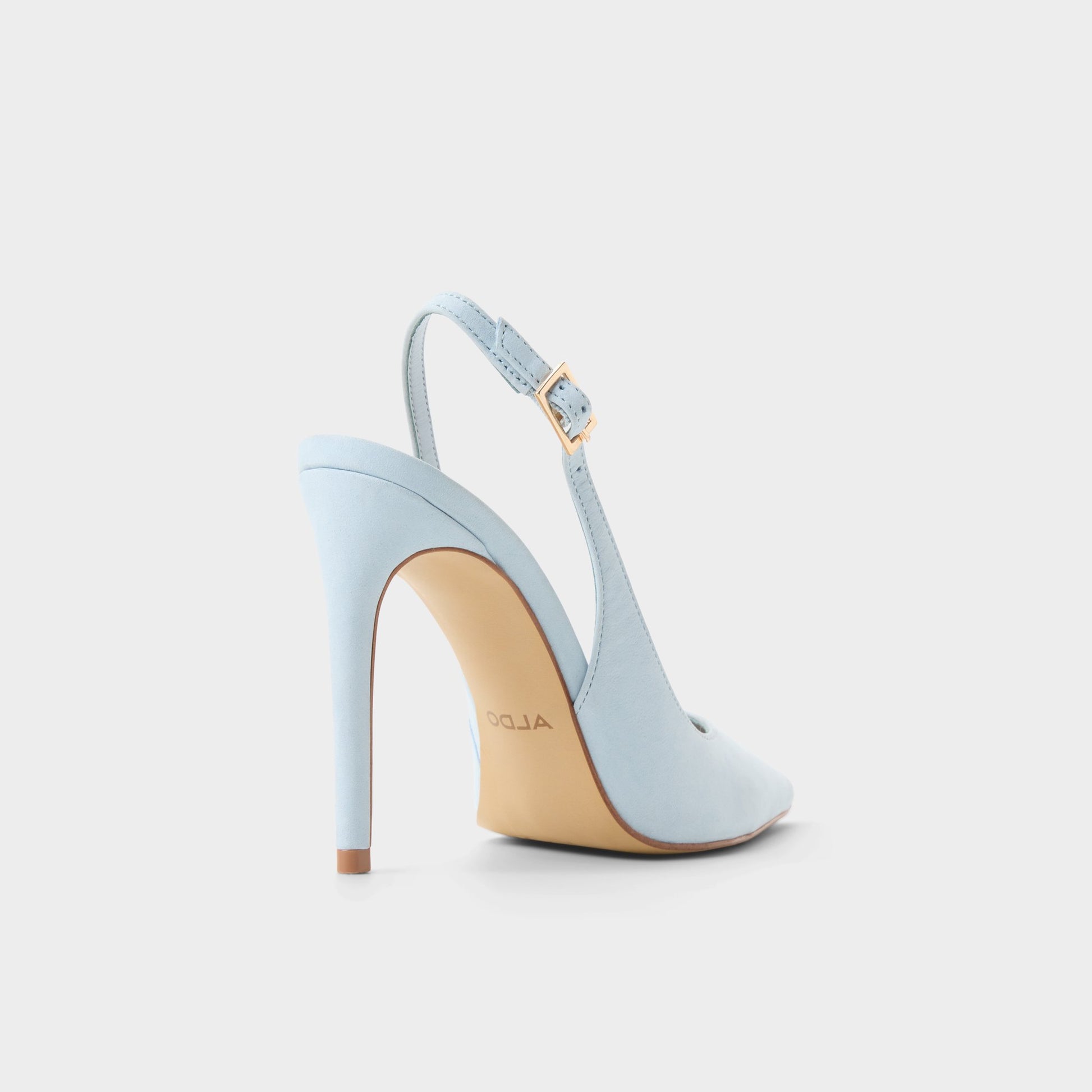 Three-quarter angle of Sky blue Stessysling 's back side
