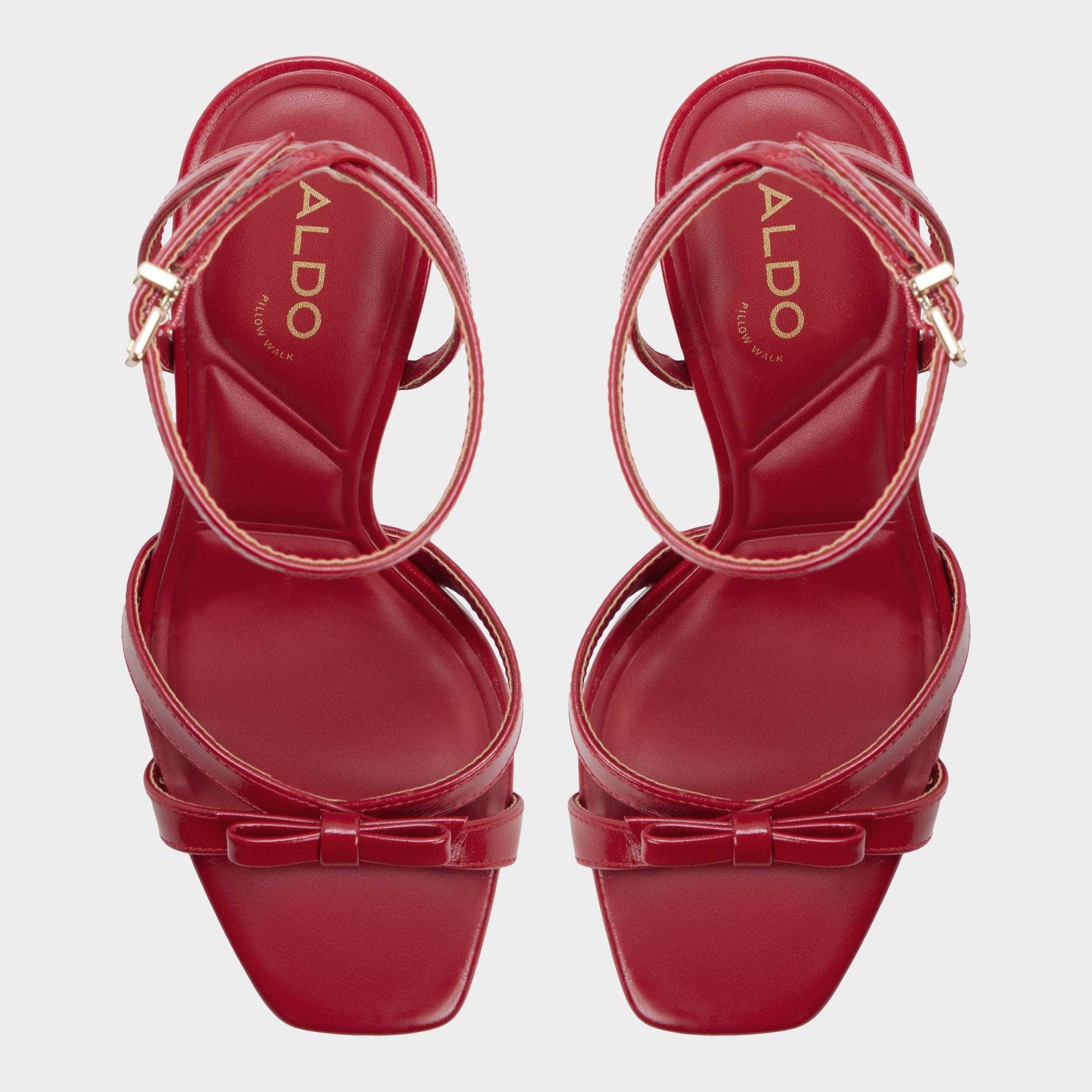 y's プロフィール読んでください！品オールレッド使用 Leesia – Women Red Strappy heeled sandal - ALDO