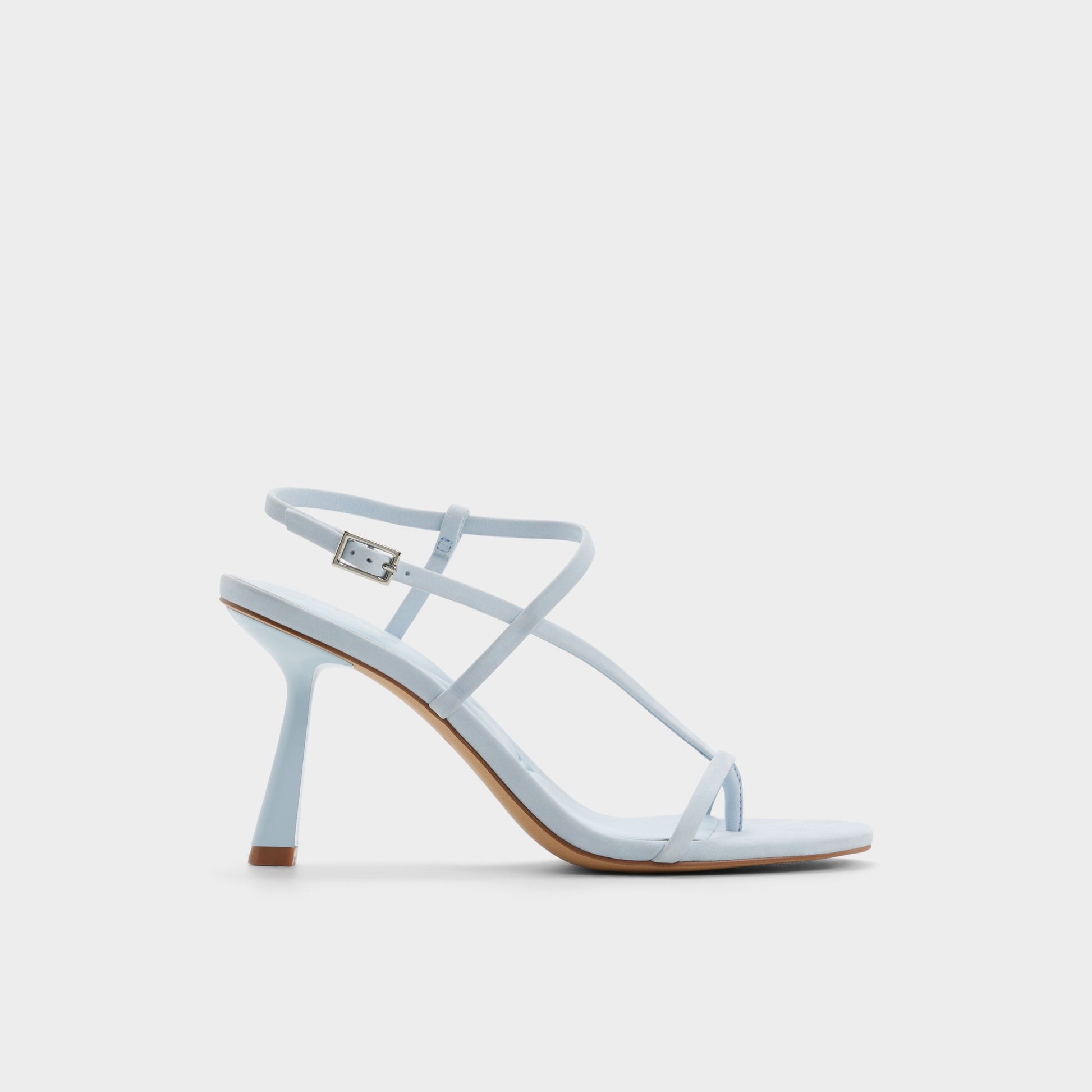 Main View of Light blue Nallia Strappy heeled sandal for Womens