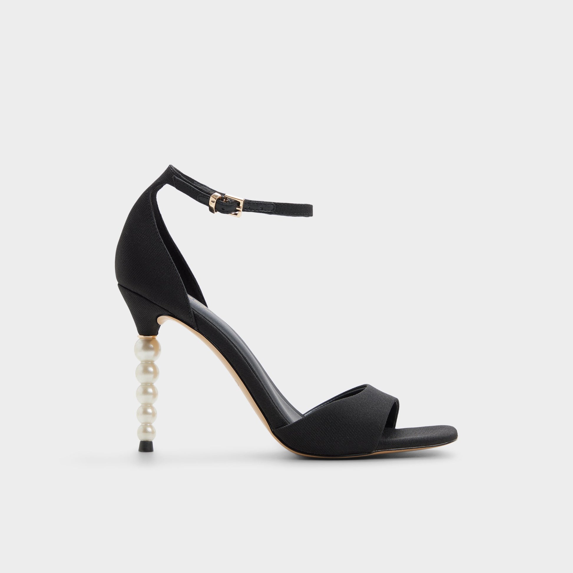 Vue principale de Noir Pearletta Sandale à talon haut pour Femmes