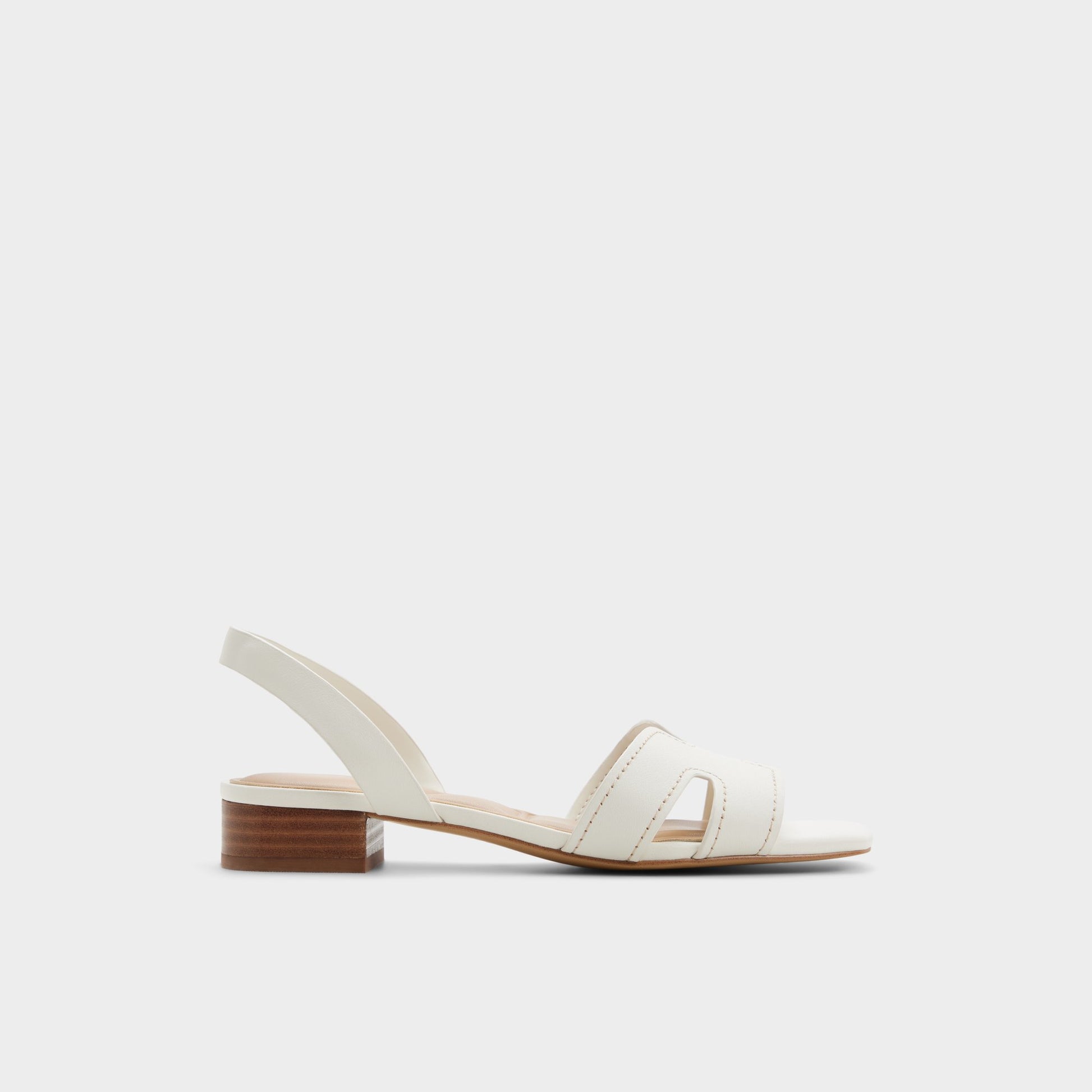 Main View of White/bone Javamannon Strappy heeled sandal for Womens