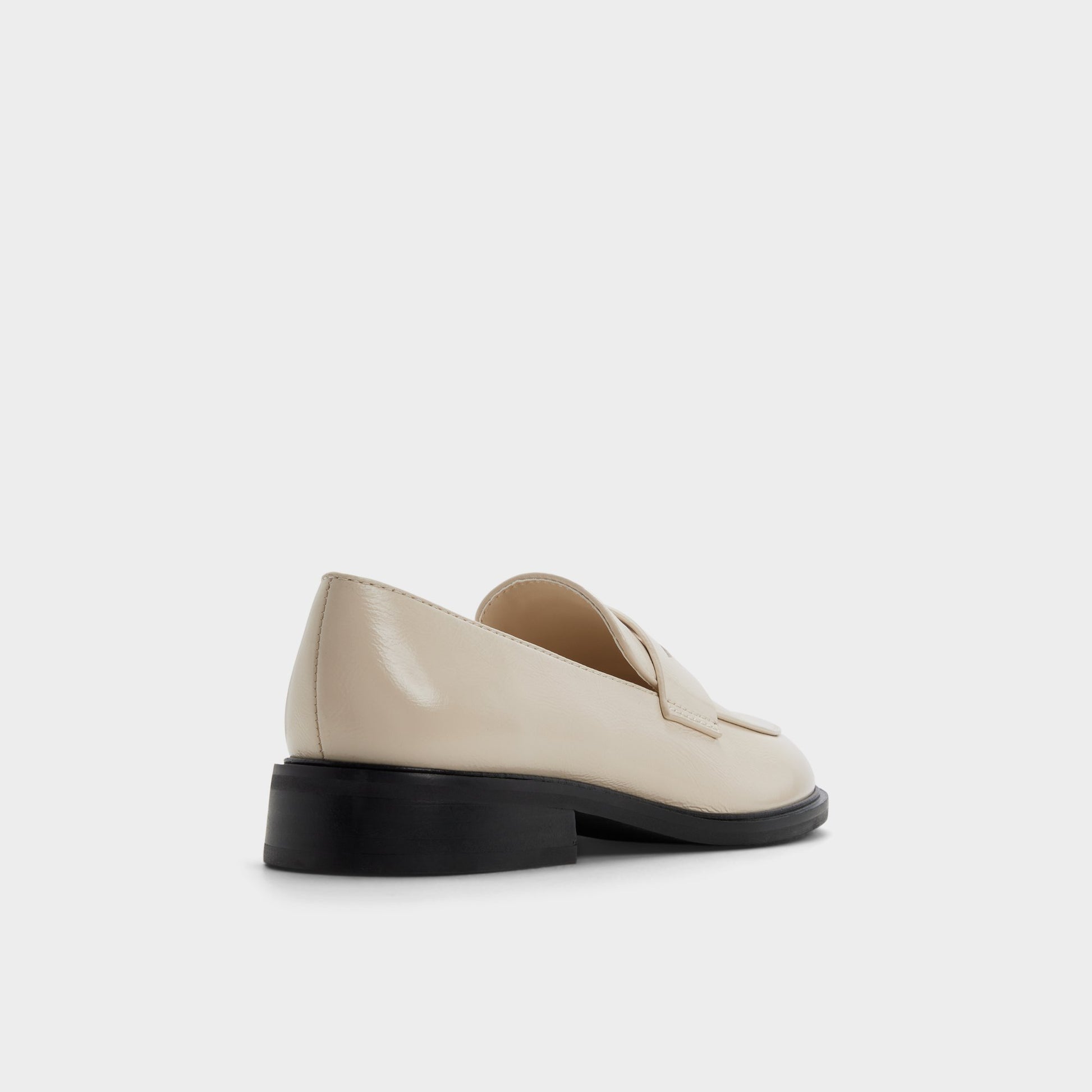 Three-quarter angle of Other white Valera Loafer's back side