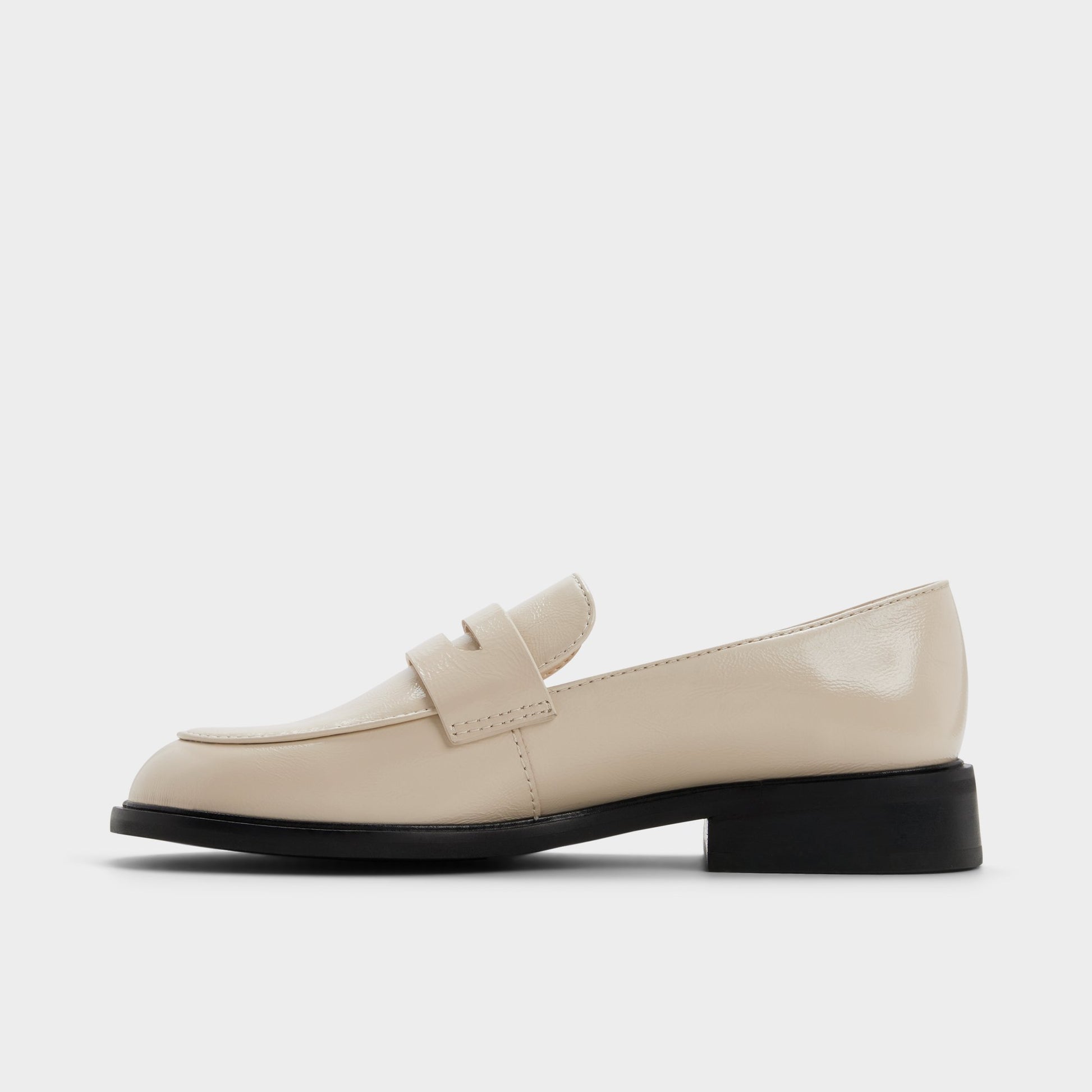 Side view of Other white Valera Loafer