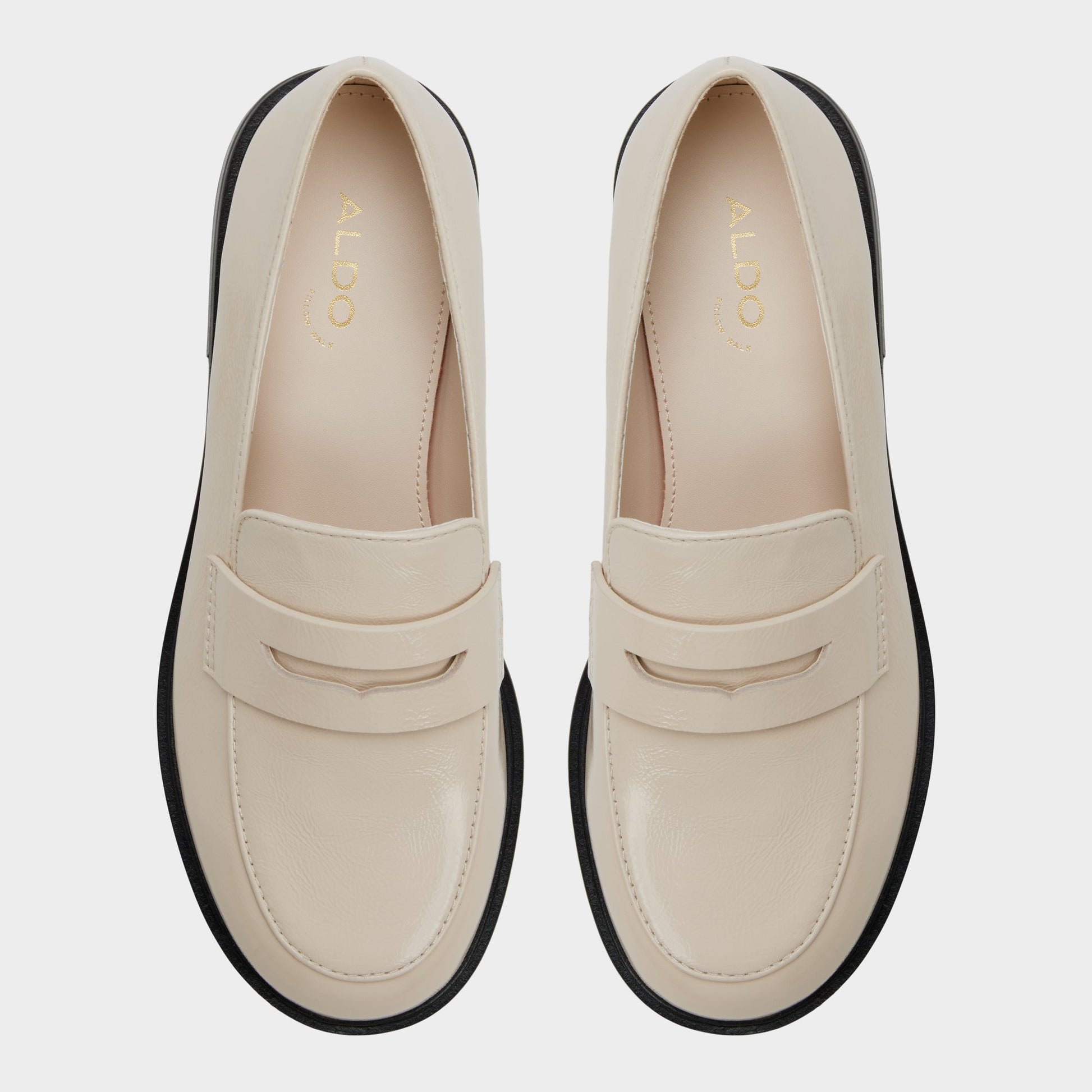 Top-down view of the Other white Valera Loafer