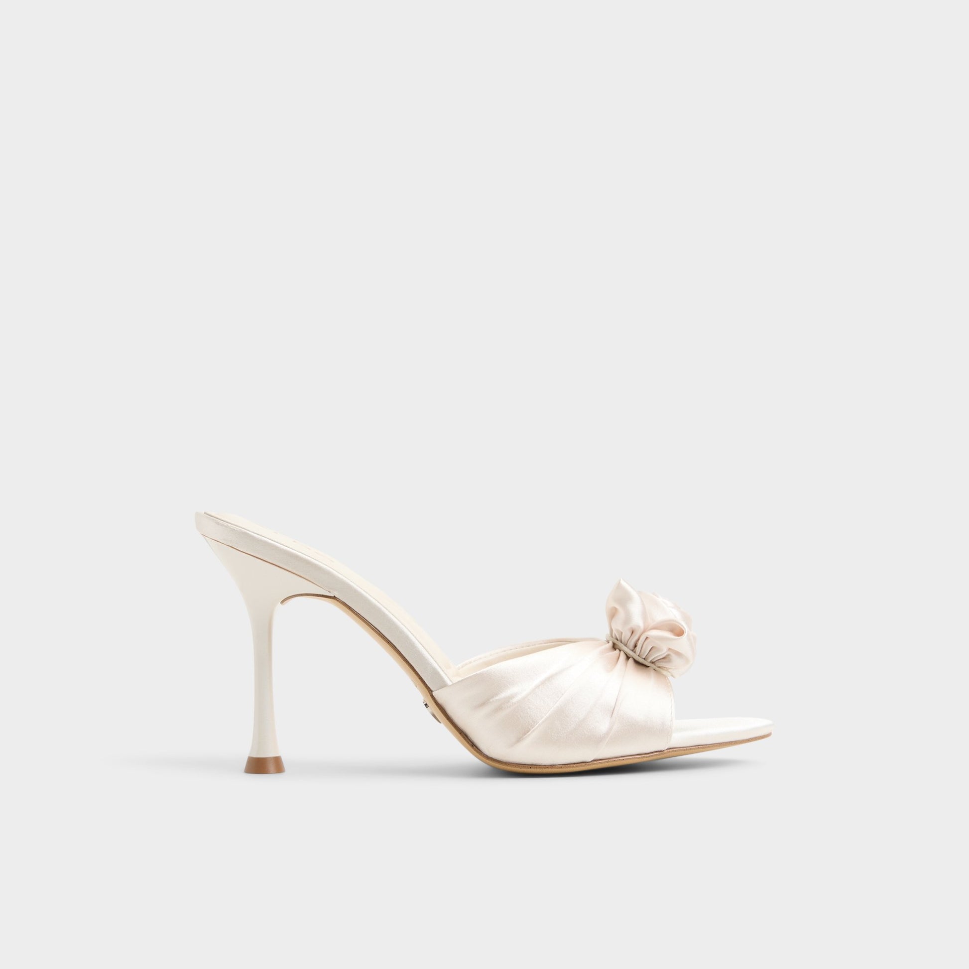 Main View of Other white Rosalina Heeled mule for Womens