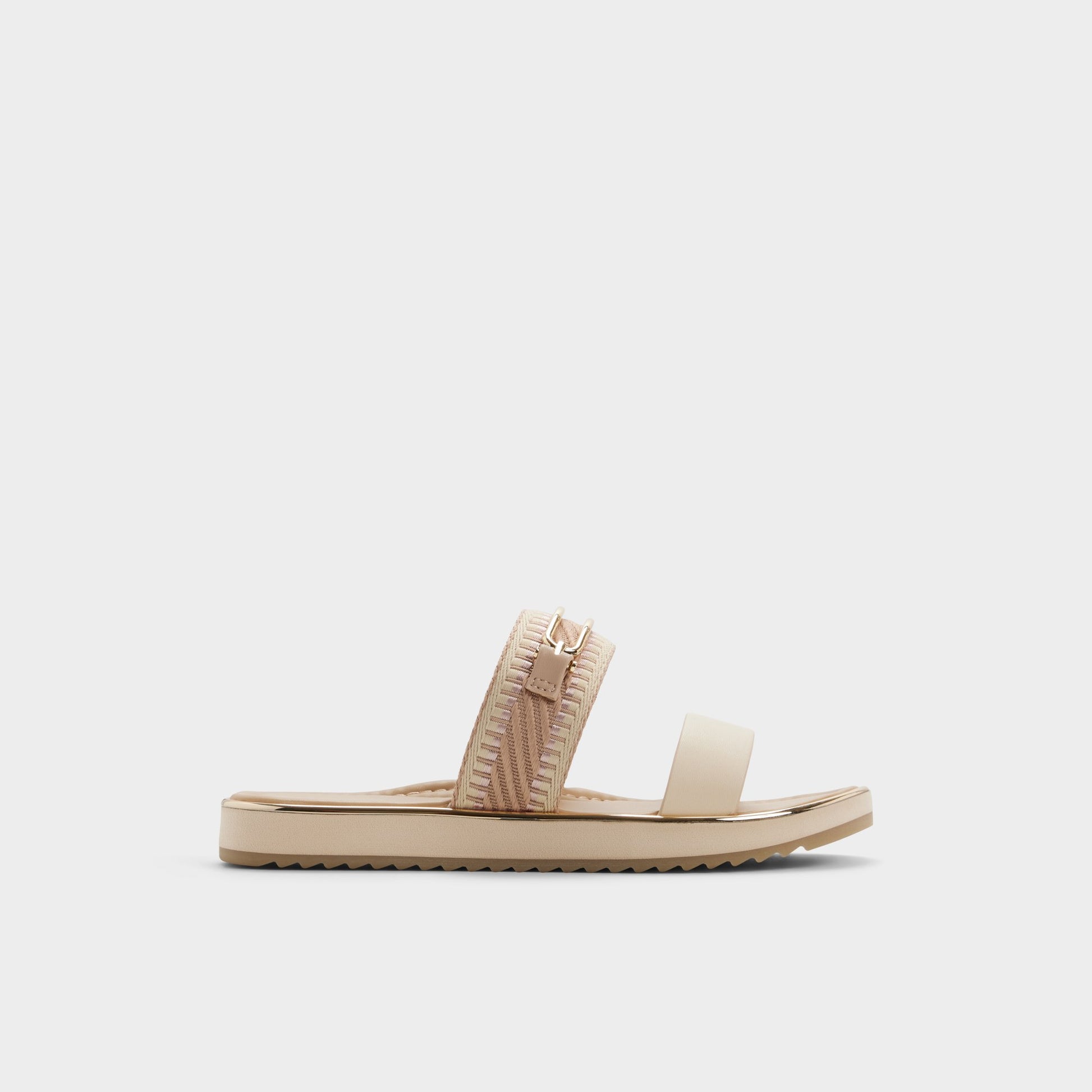 Main View of Beige combo Lagoon Slide sandal for Womens