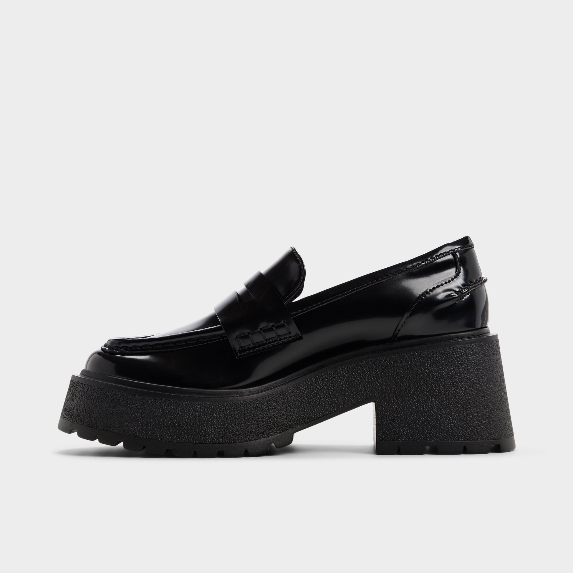 Side view of Black Ibae Loafer
