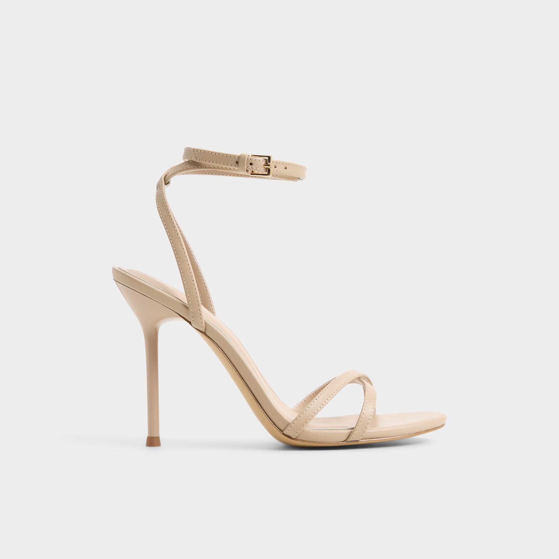 Main View of Tan Manaelion Strappy heeled sandal for Womens